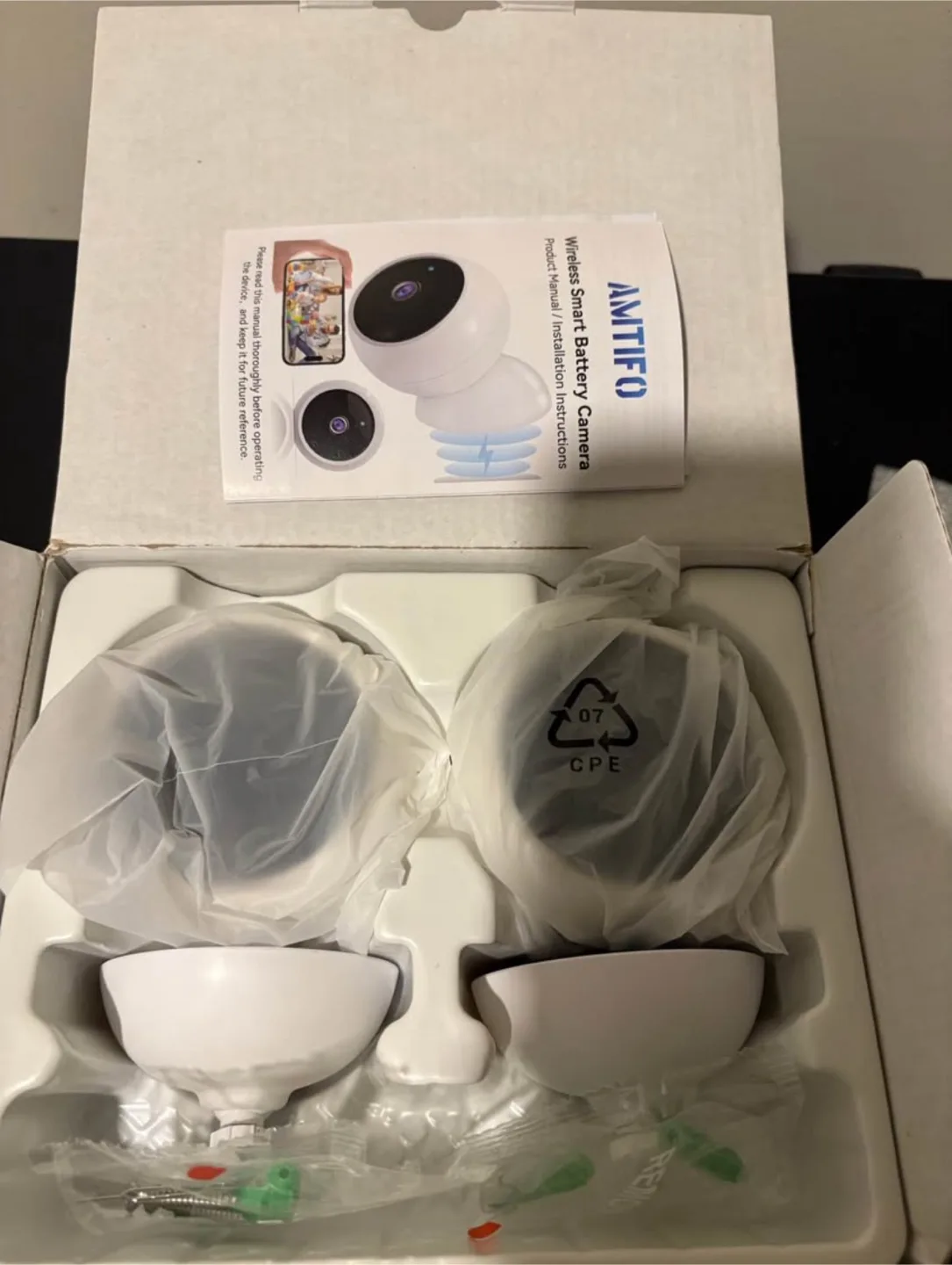 AMITFO Smart Battery Camera 2K image indicator(5)