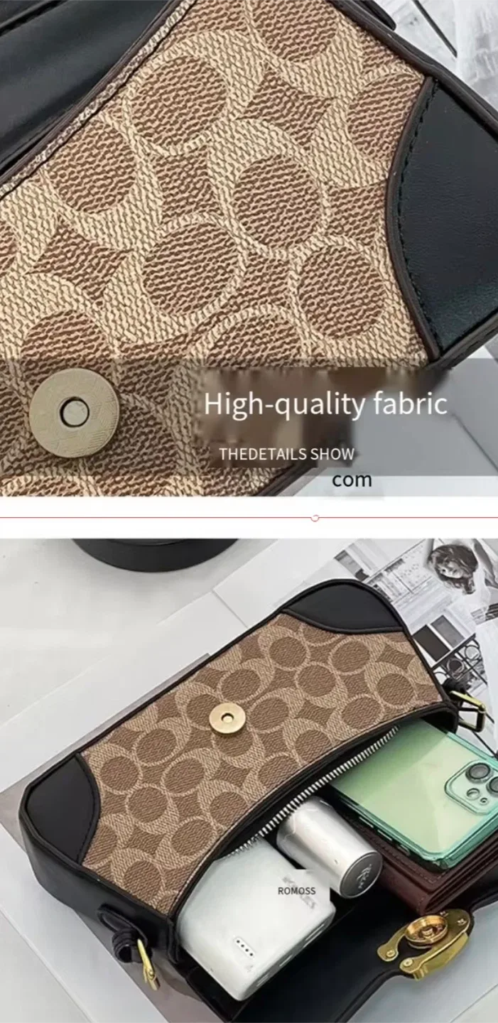 Designer style Classic high-quality shoulder crossbody bag image indicator(3)