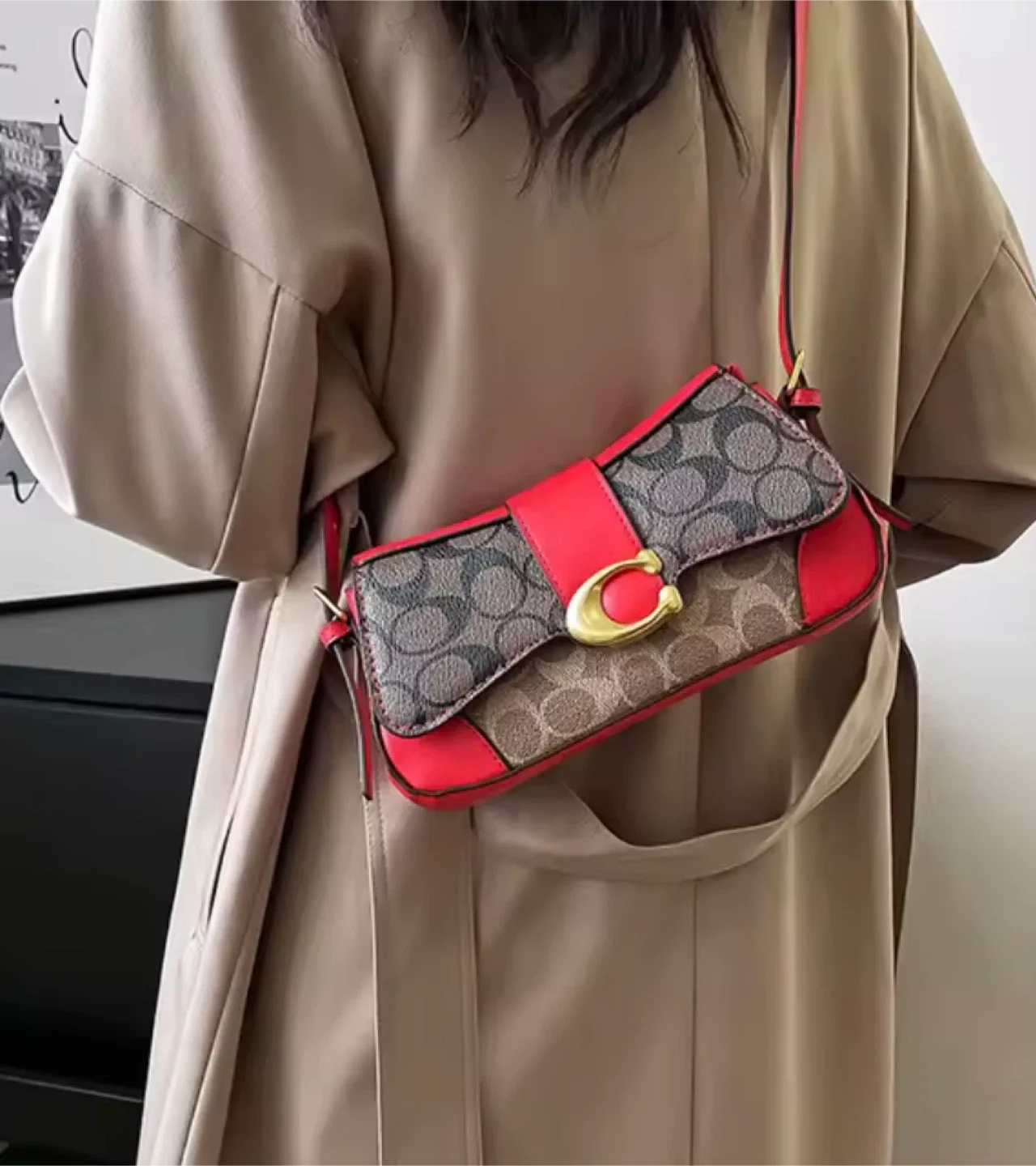 Designer style Classic high-quality shoulder crossbody bag image indicator(4)