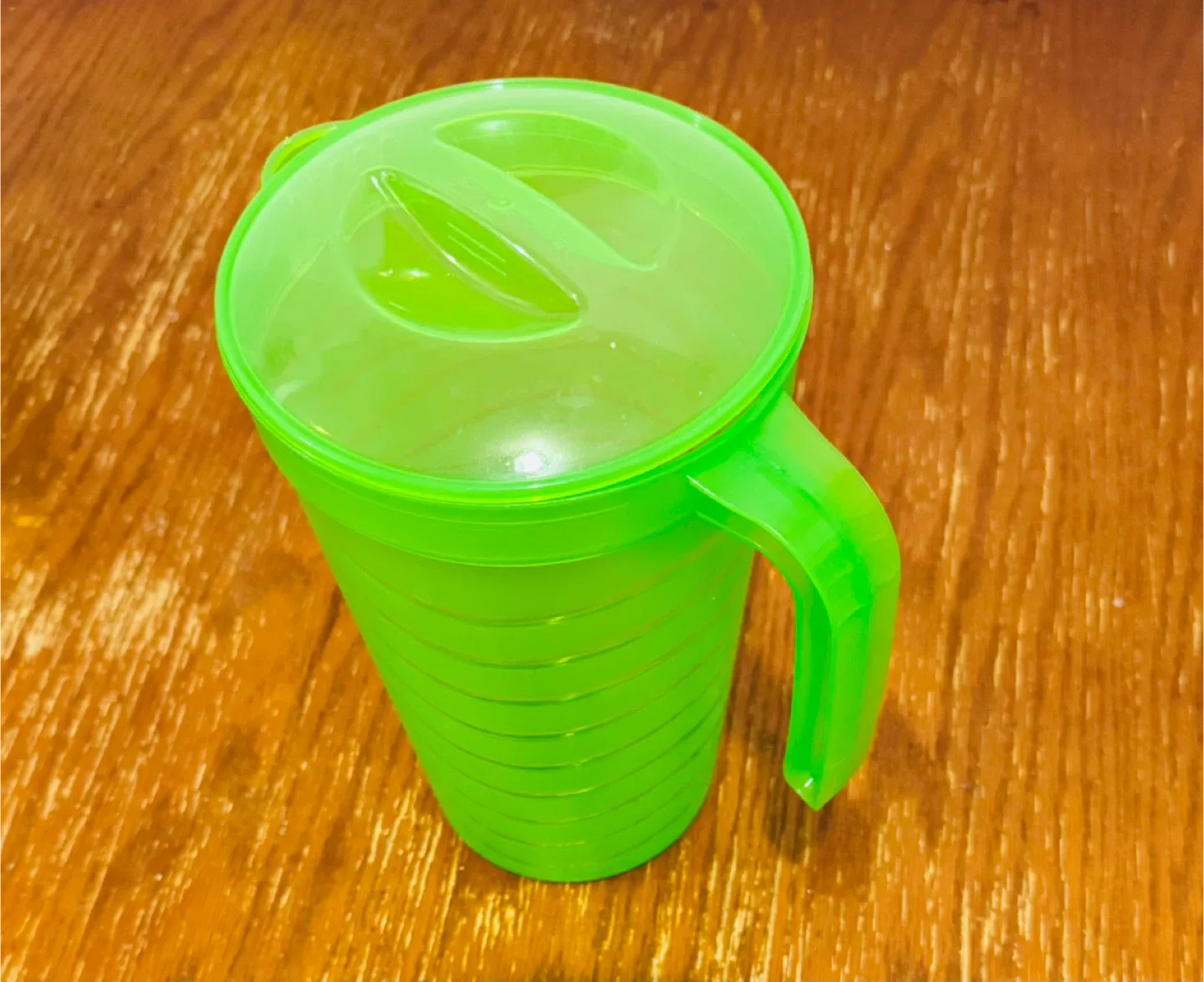 Green Plastic Pitcher