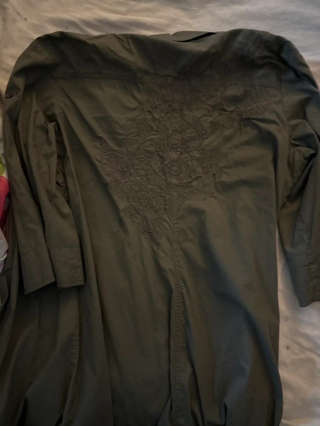 Dress Barn Olive Green Dress - XLTG image indicator(3)