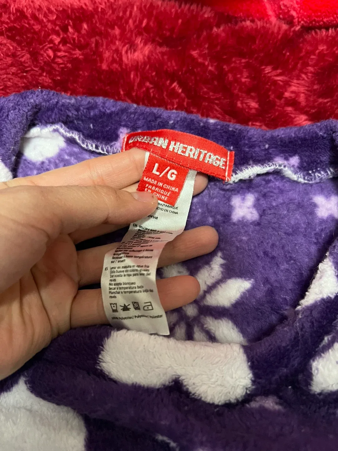 Urban Heritage Purple Pajama Set - Large image indicator(2)