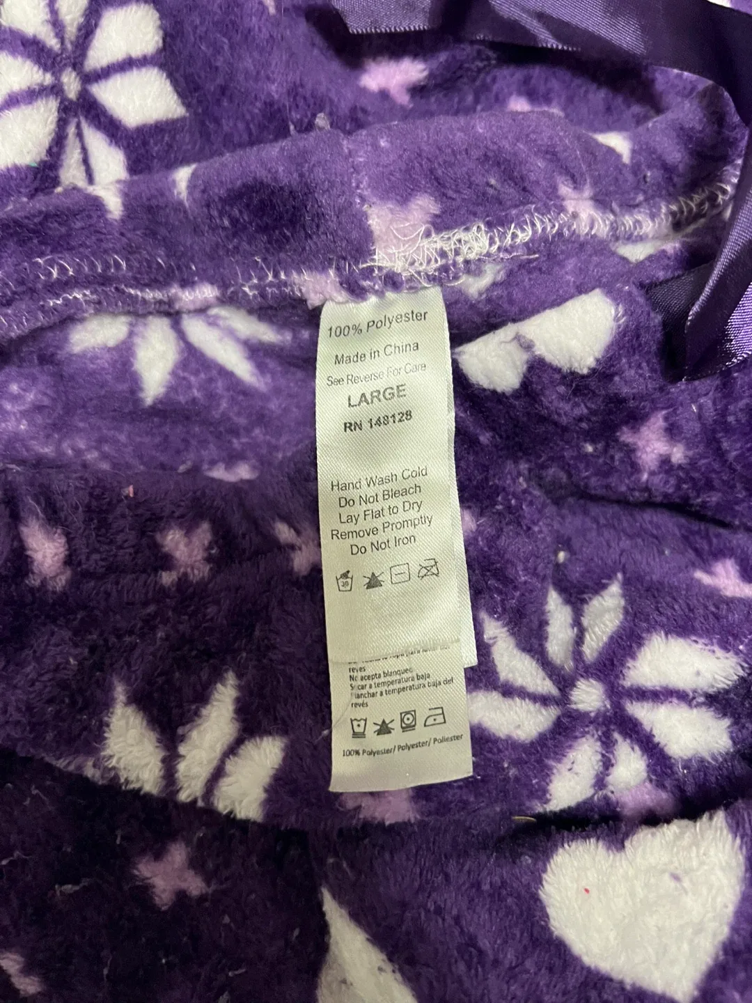 Urban Heritage Purple Pajama Set - Large image indicator(4)