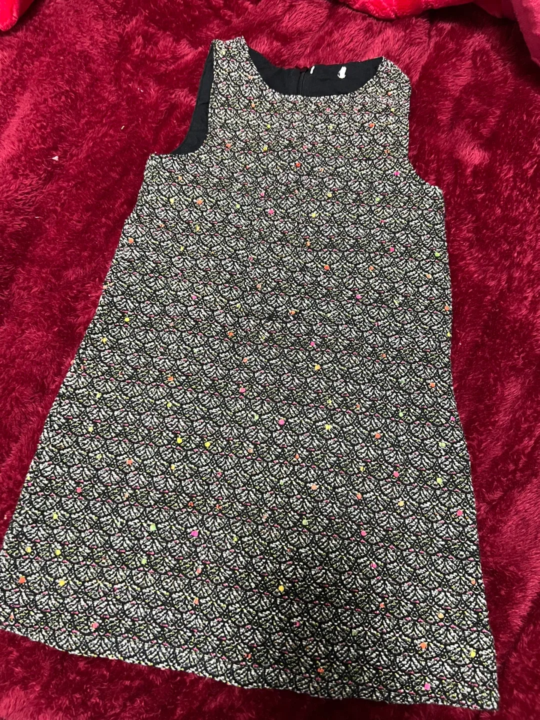 Patterned Sleeveless Dress