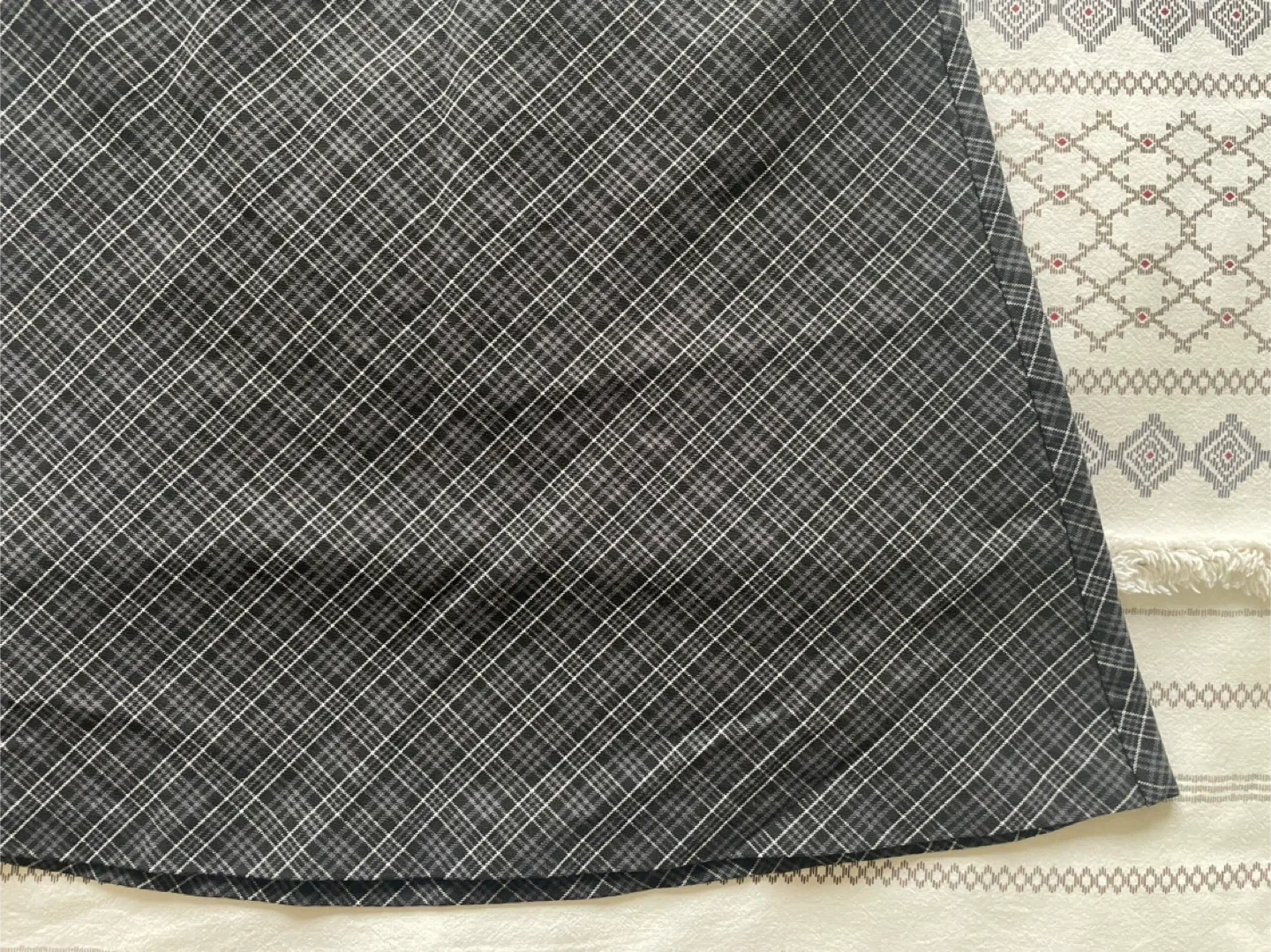 Garage Plaid Mini Skirt - Size Small image indicator(2)
