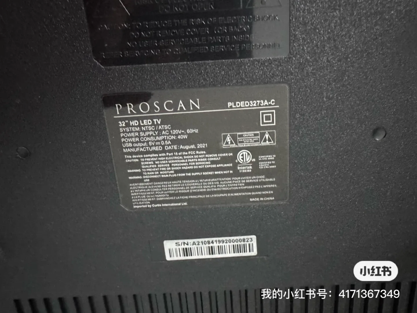 Proscan 32" HD LED TV - PLDED3273A-C image indicator(2)