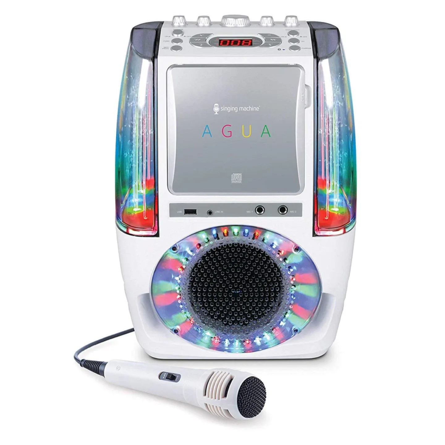 Singing Machine Agua Dancing Water Fountain Karaoke System