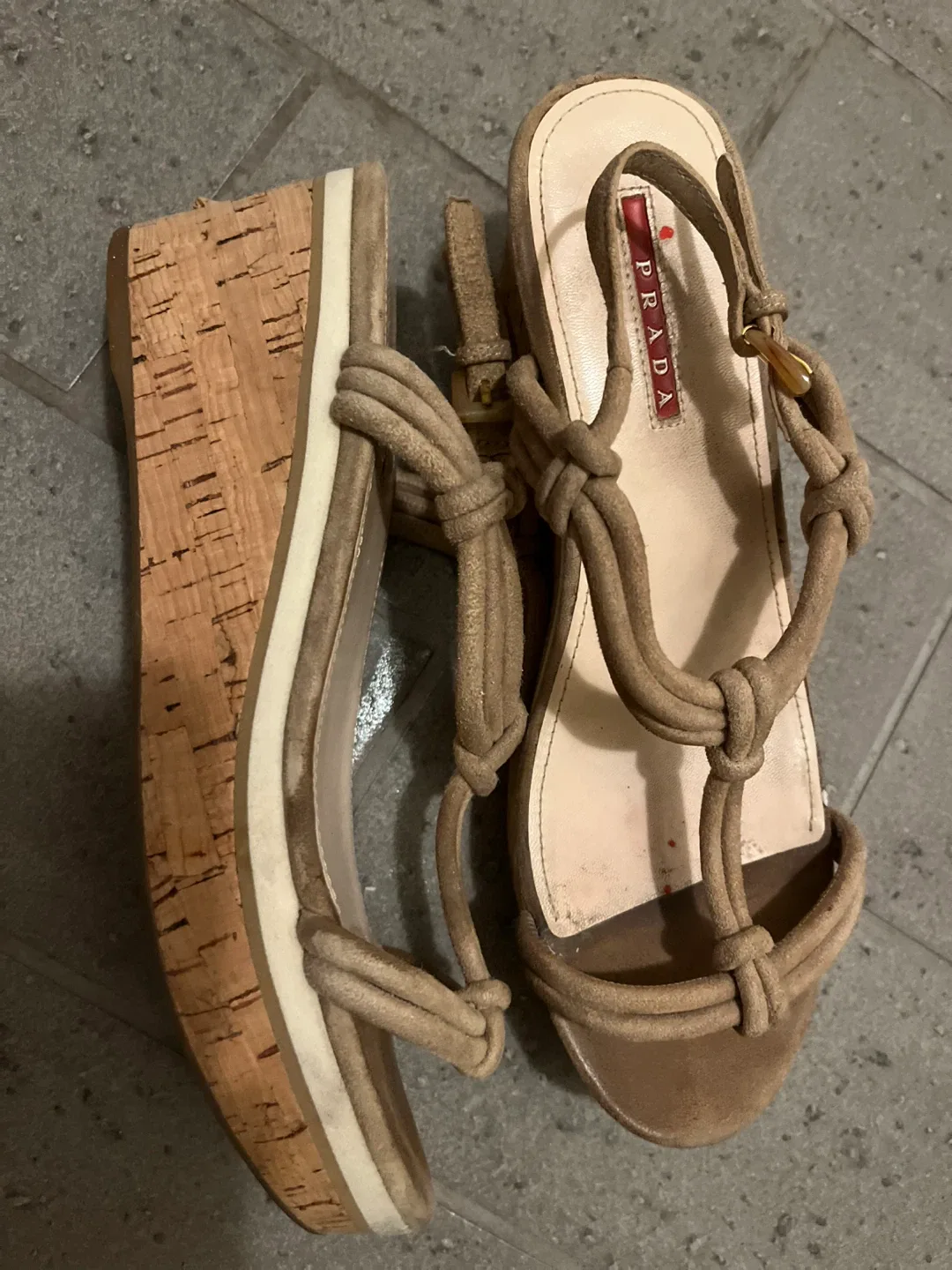 Prada Women's Wedge Sandals