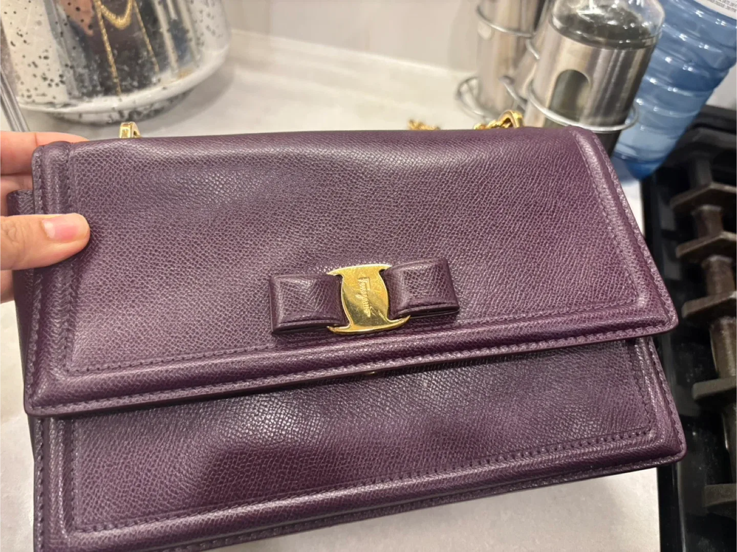 Salvatore Ferragamo Crossbody Bag - Purple image indicator(2)