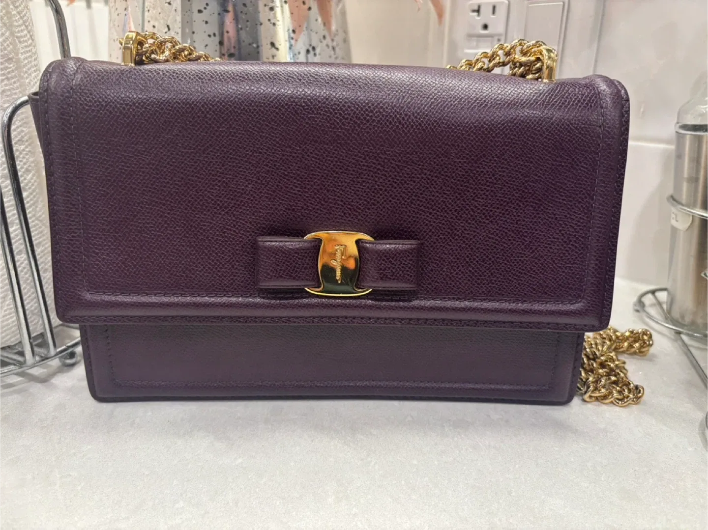 Salvatore Ferragamo Crossbody Bag - Purple