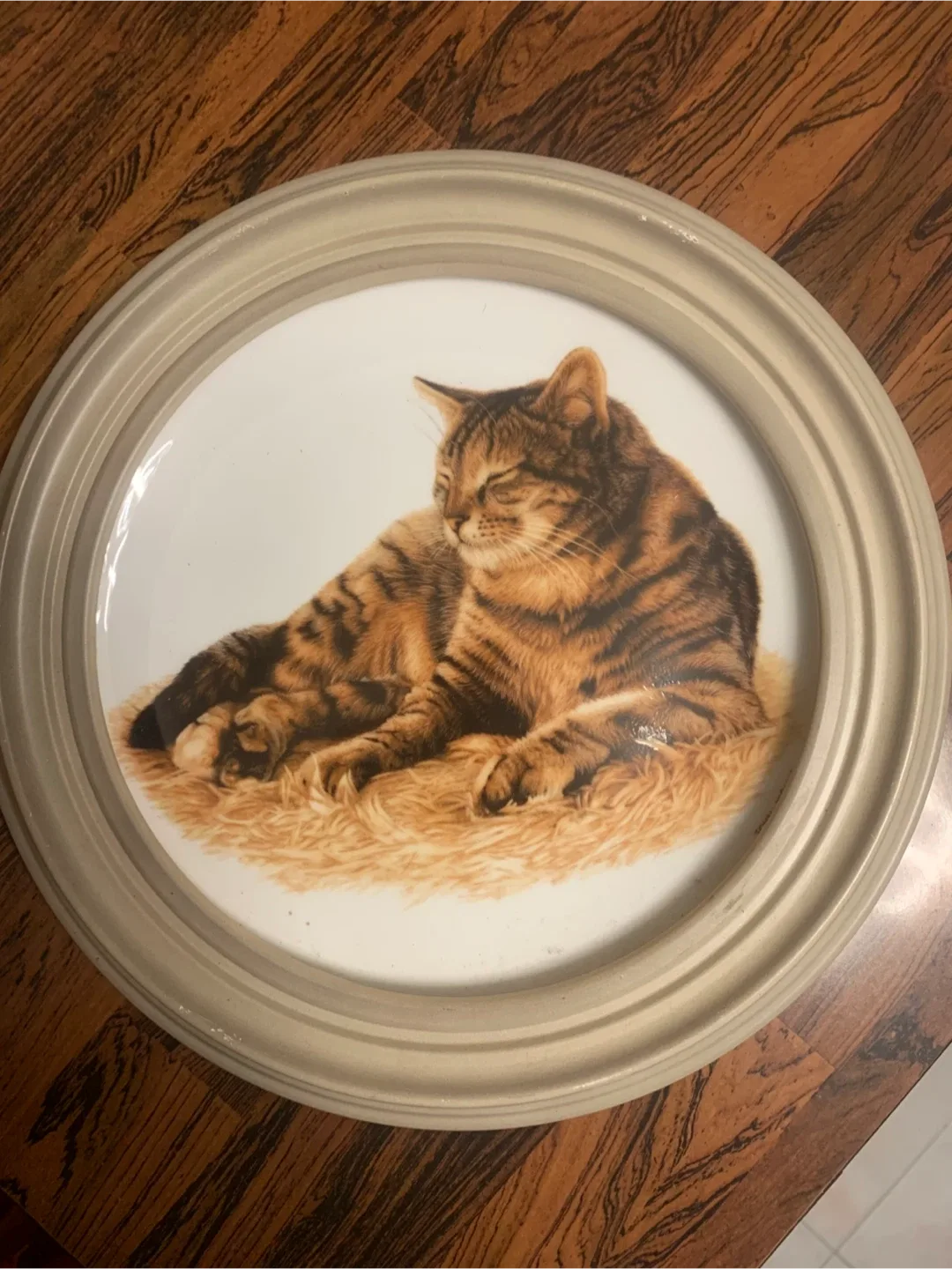 Wedgwood "Fireside Companion" Cat Plate