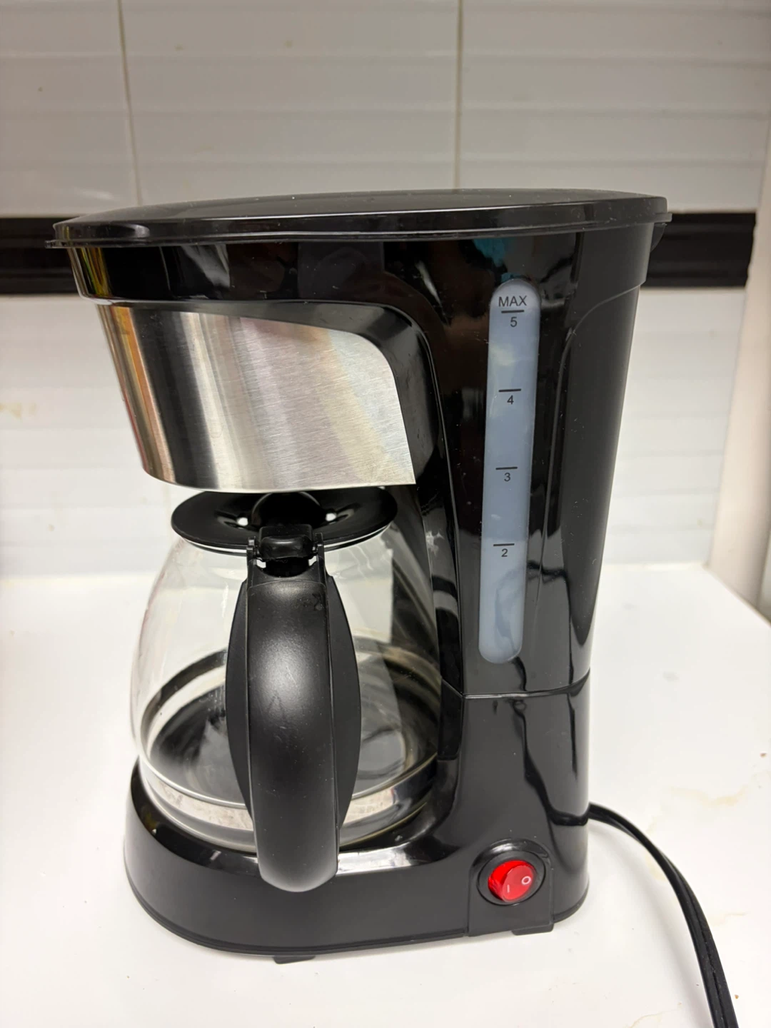 AmazonBasics 5-Cup Coffee Maker - Black
