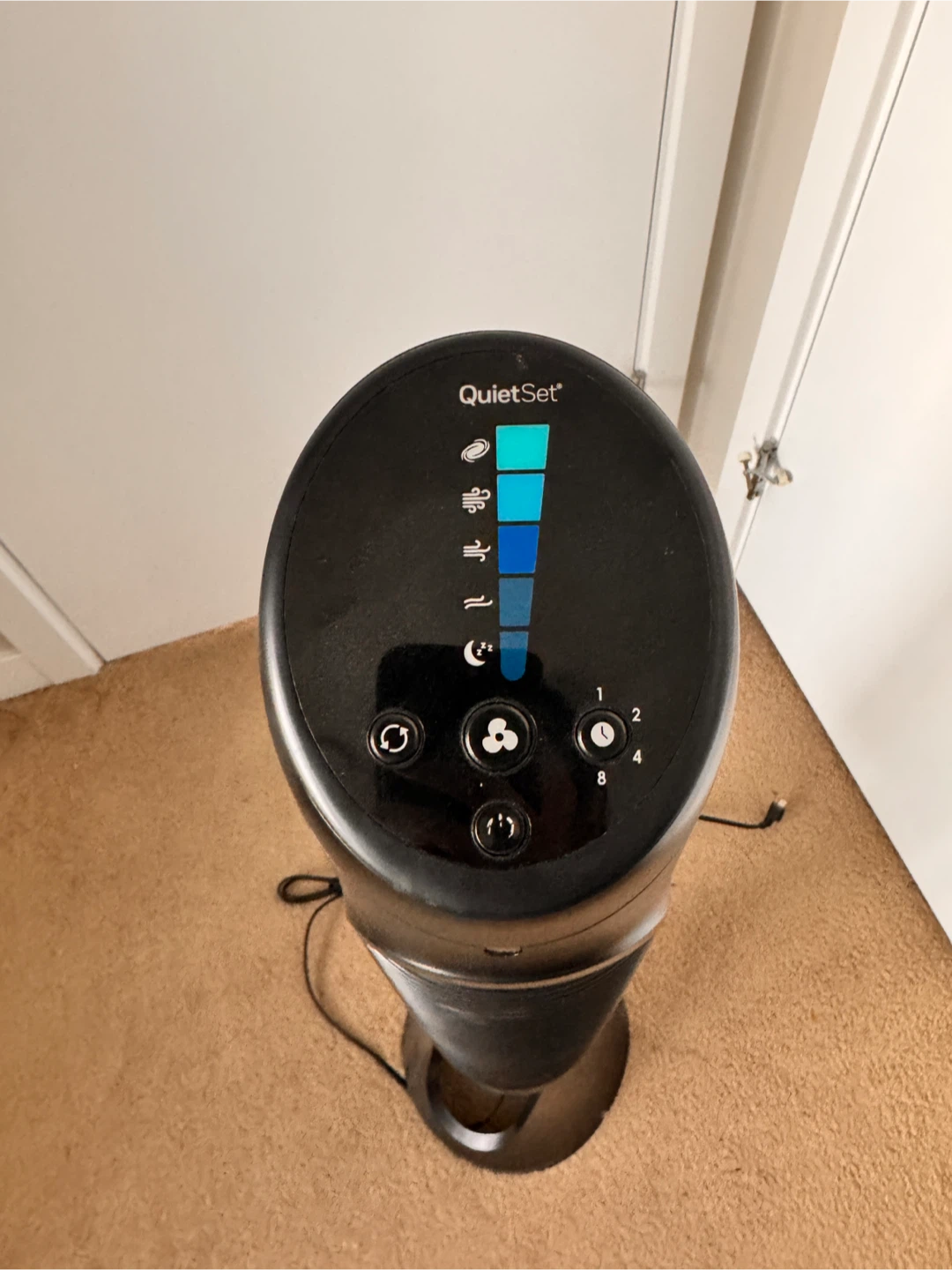 Honeywell QuietSet Tower Fan - Black - photo 2