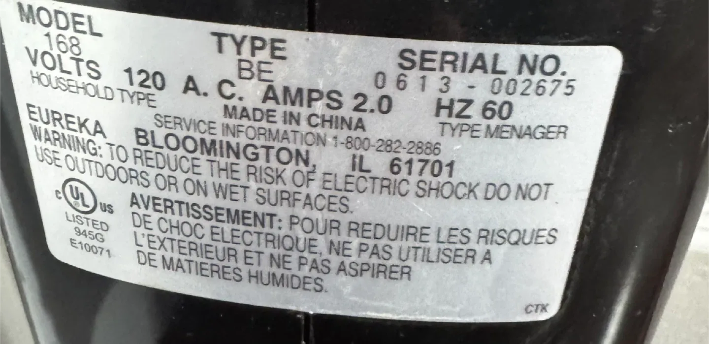 Eureka The Boss Bagless Vacuum image indicator(3)