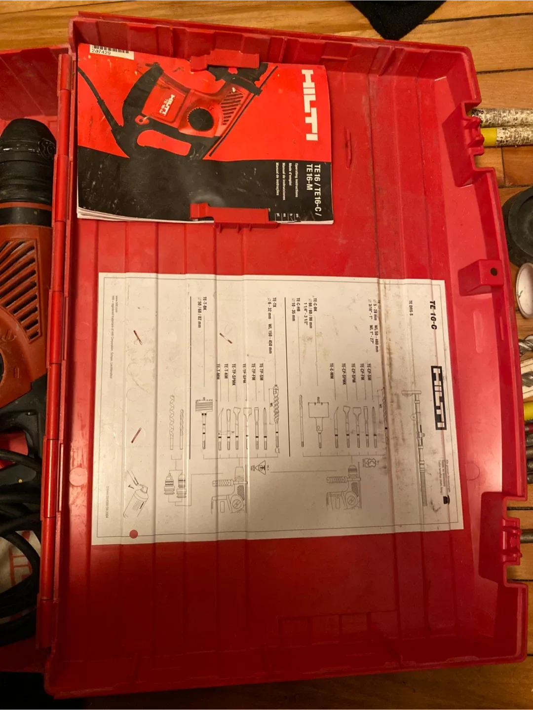 Hilti TE 16/TE 16-C/TE 16-M Hammer Drill