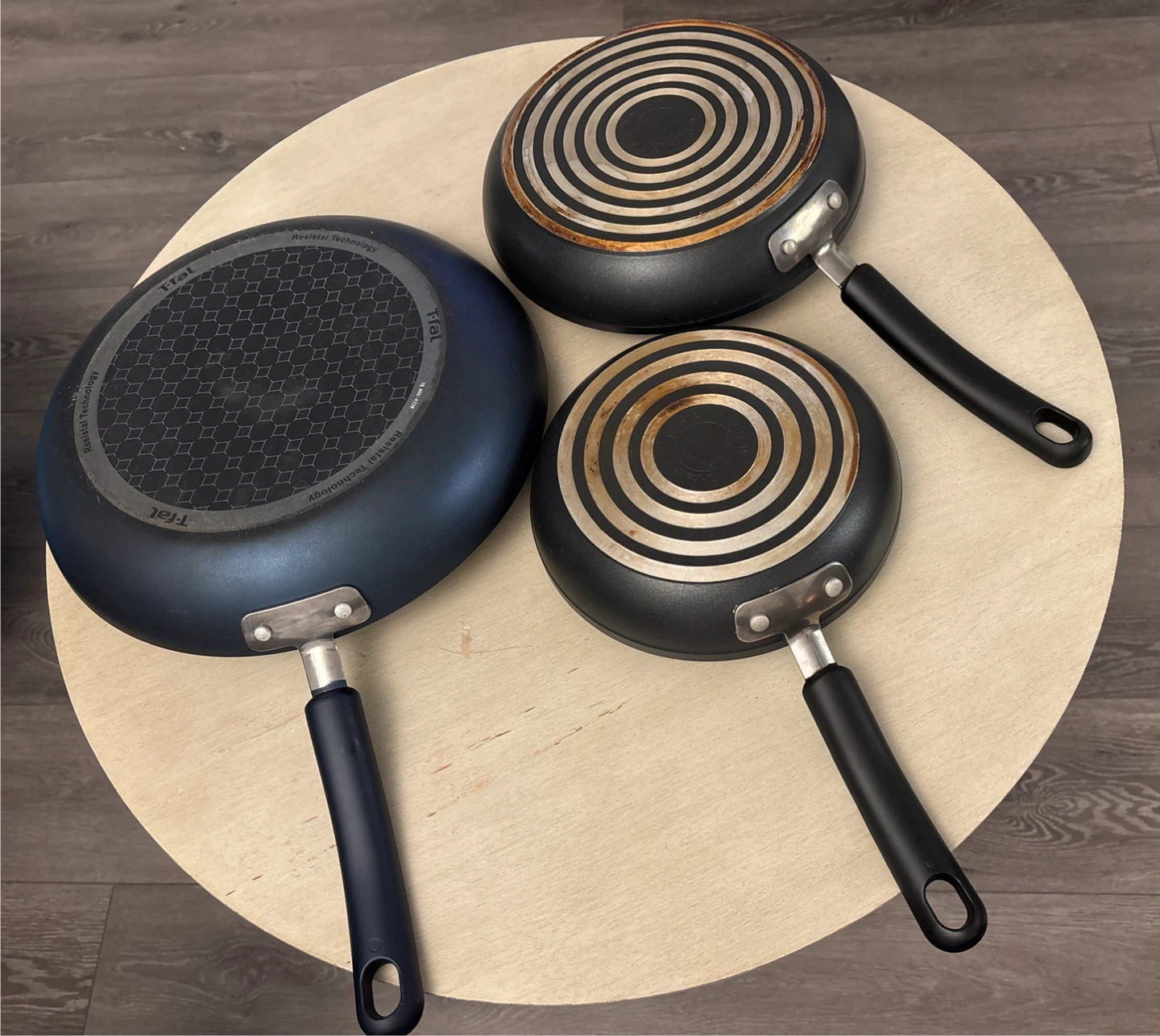 T-fal Frying Pans - Set of 3 - photo 2