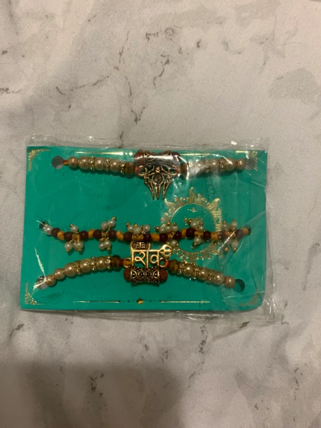 Rakhi Bracelet Set - New in Package