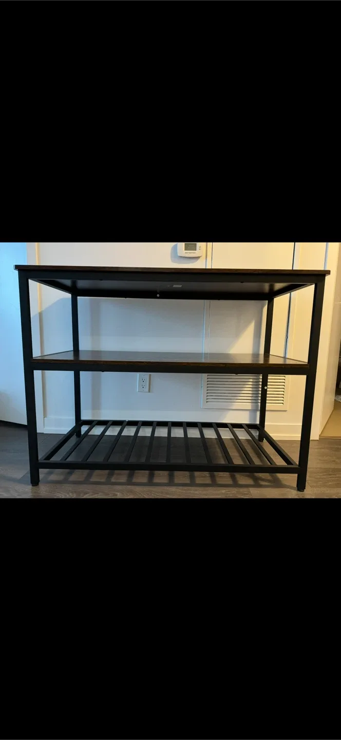 Rustic Brown Console Table