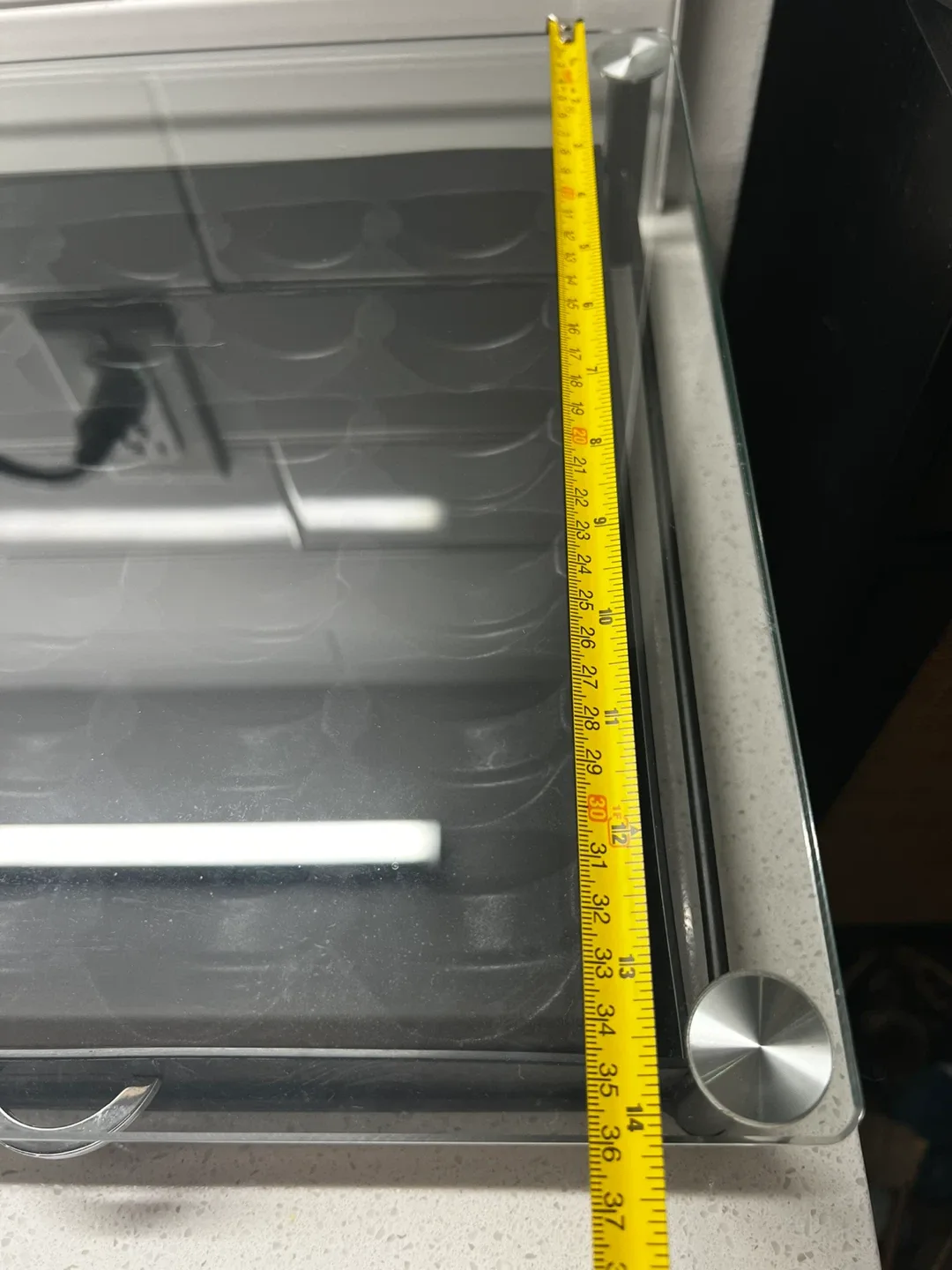 Capsule holder with glass top image indicator(4)