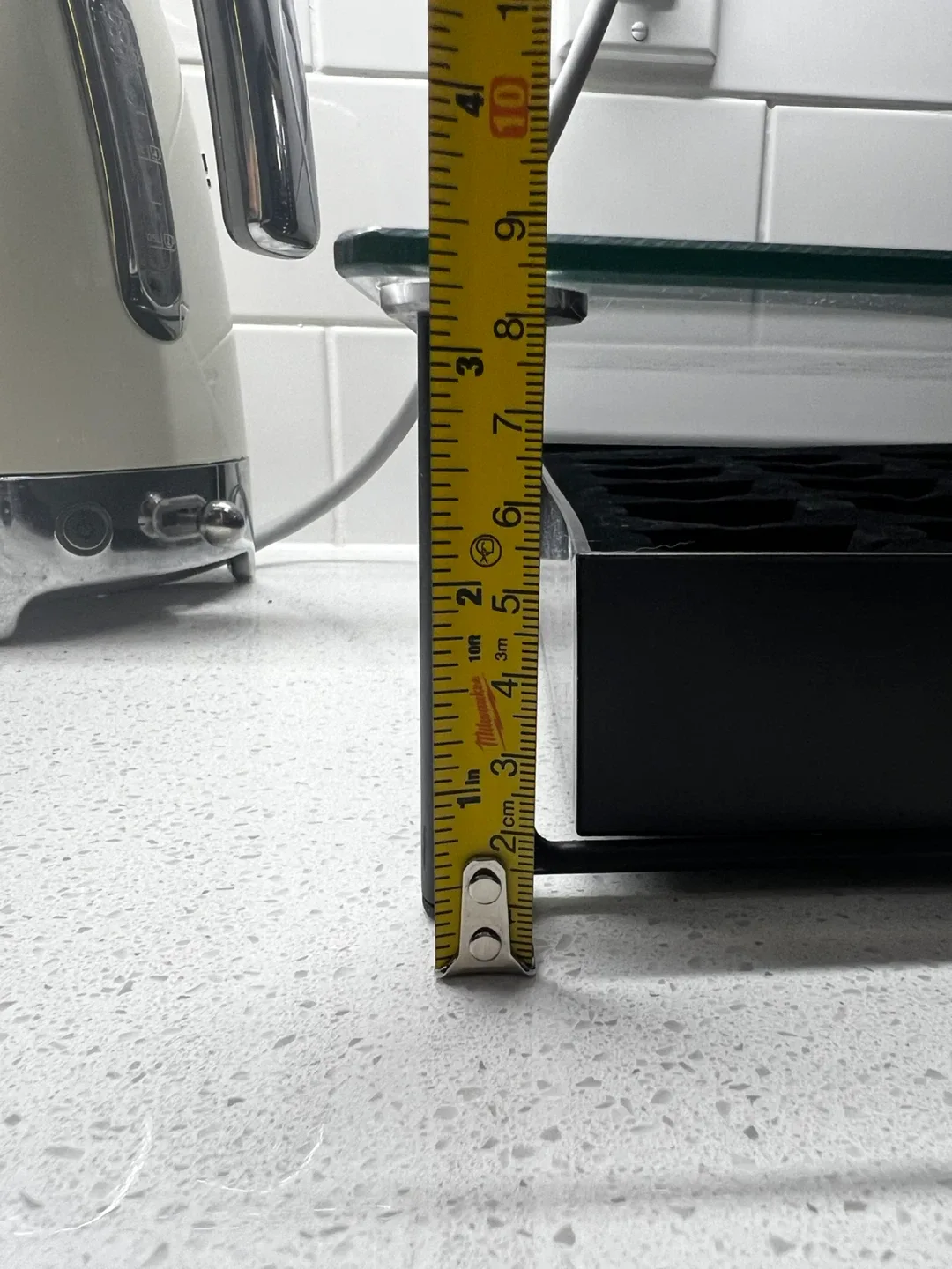 Capsule holder with glass top image indicator(6)