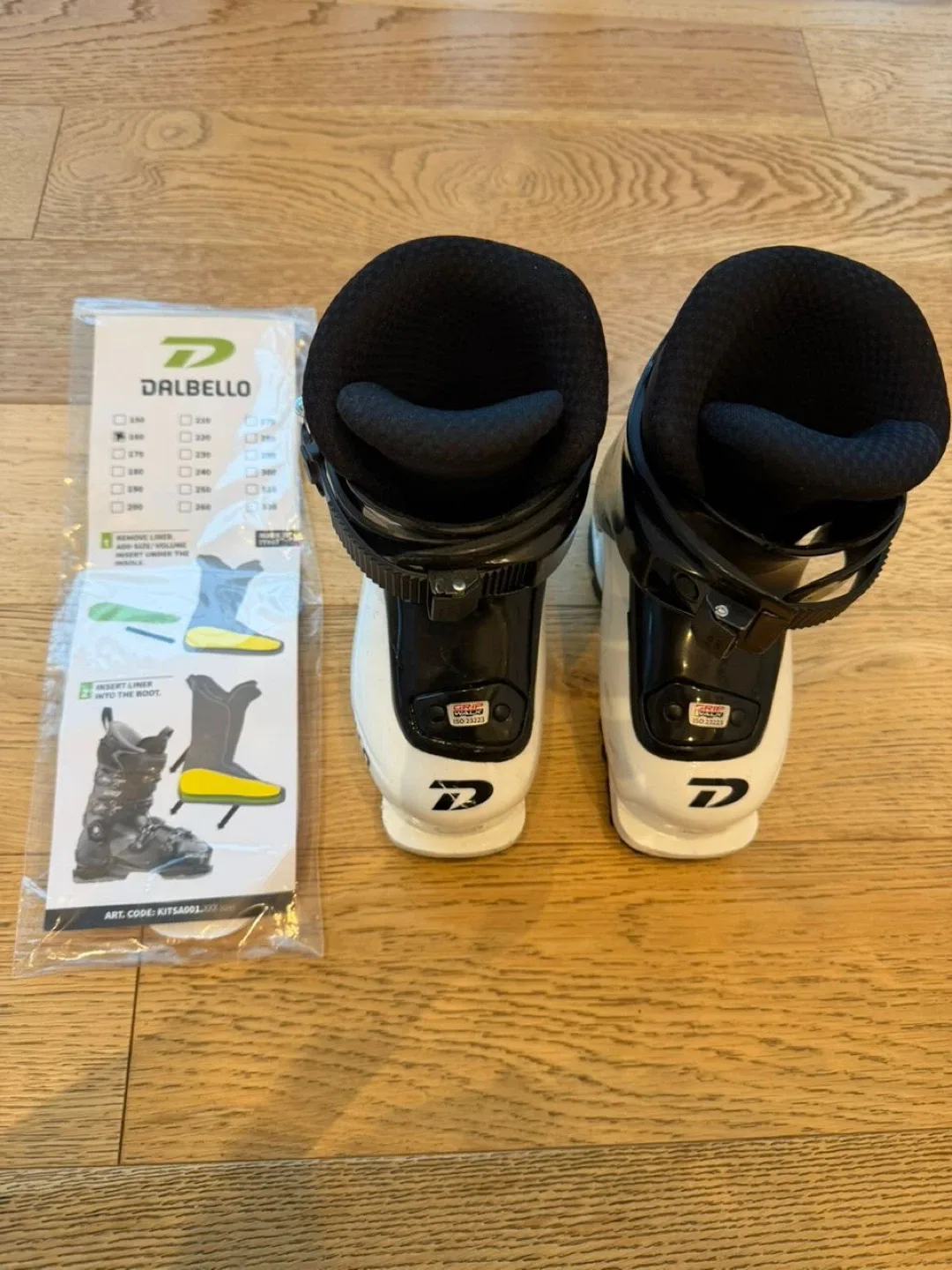 Dalbello CX 1 Kids Ski Boots - White/Black image indicator(4)