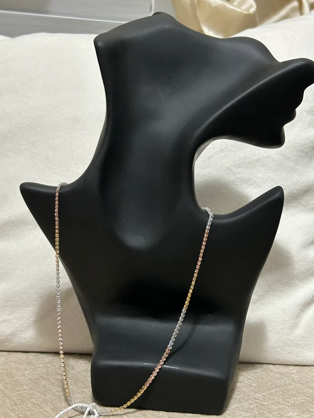 Multi-Colored Gold Necklace