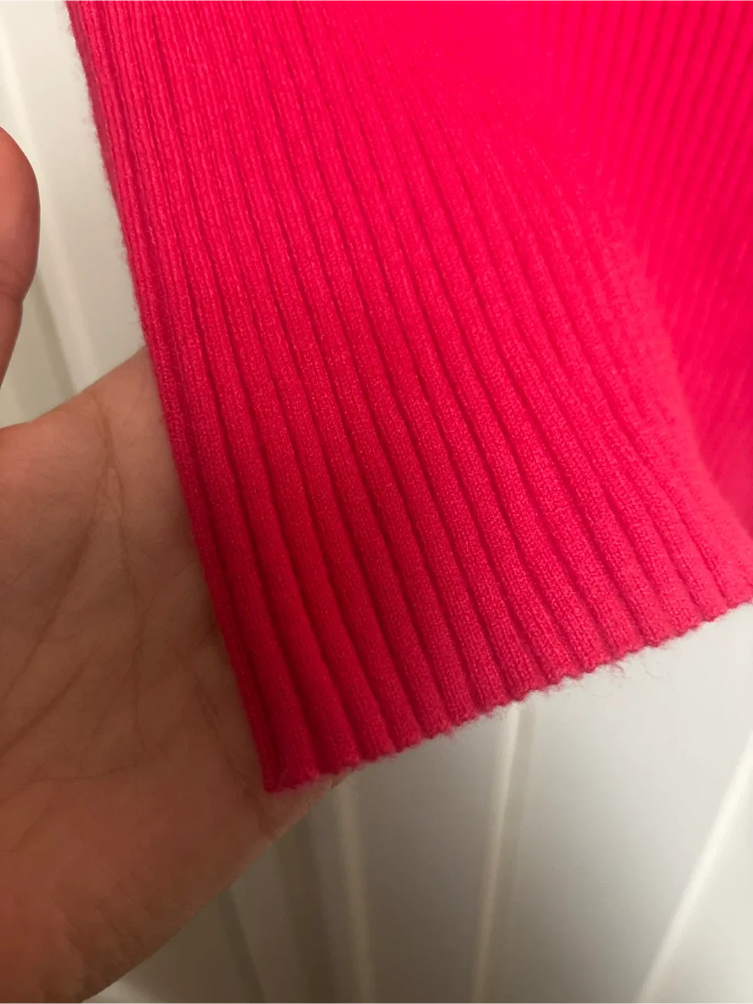 Red Ribbed Polo Shirt image indicator(2)