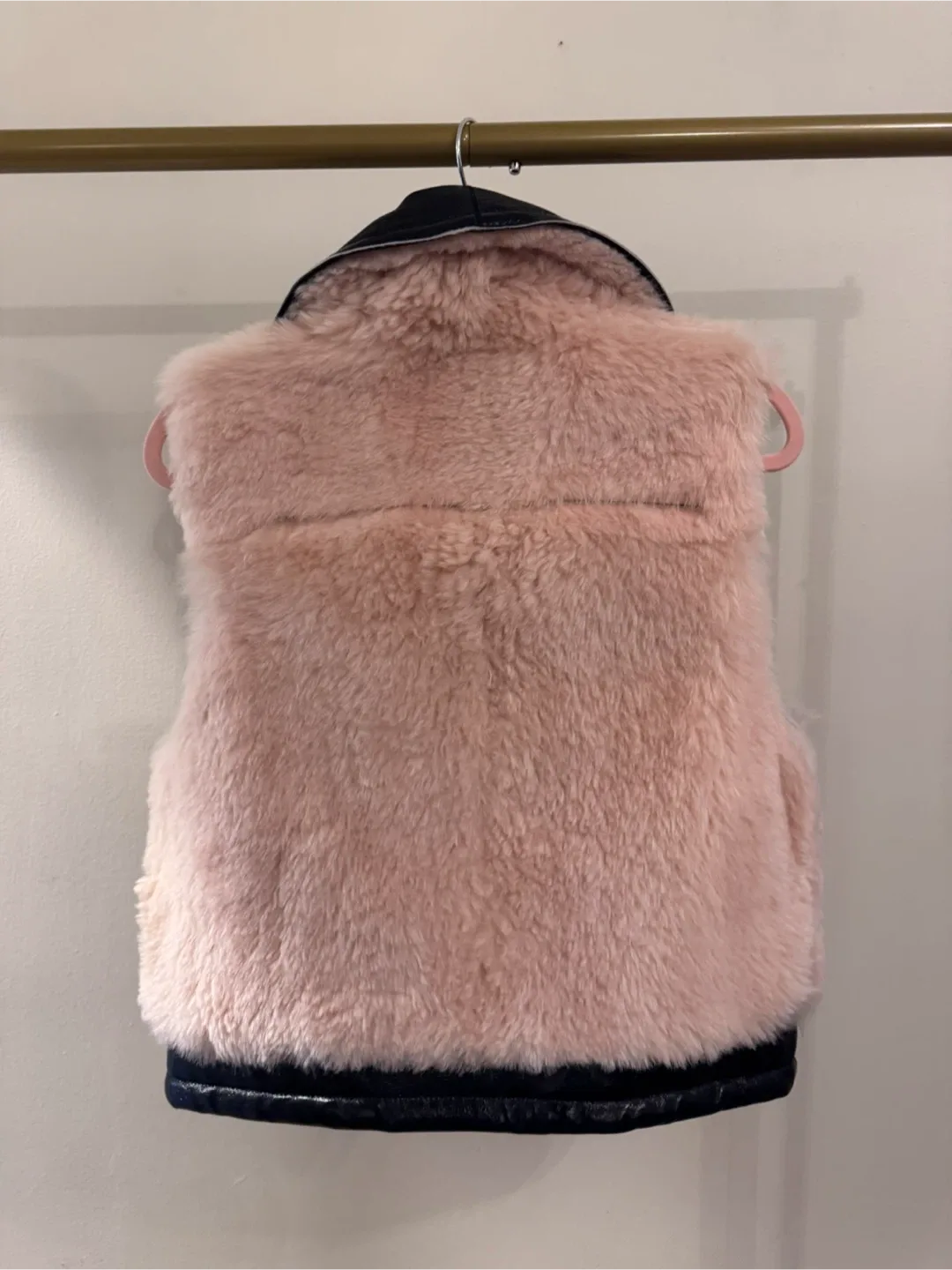 Pink Faux Fur Vest image indicator(3)