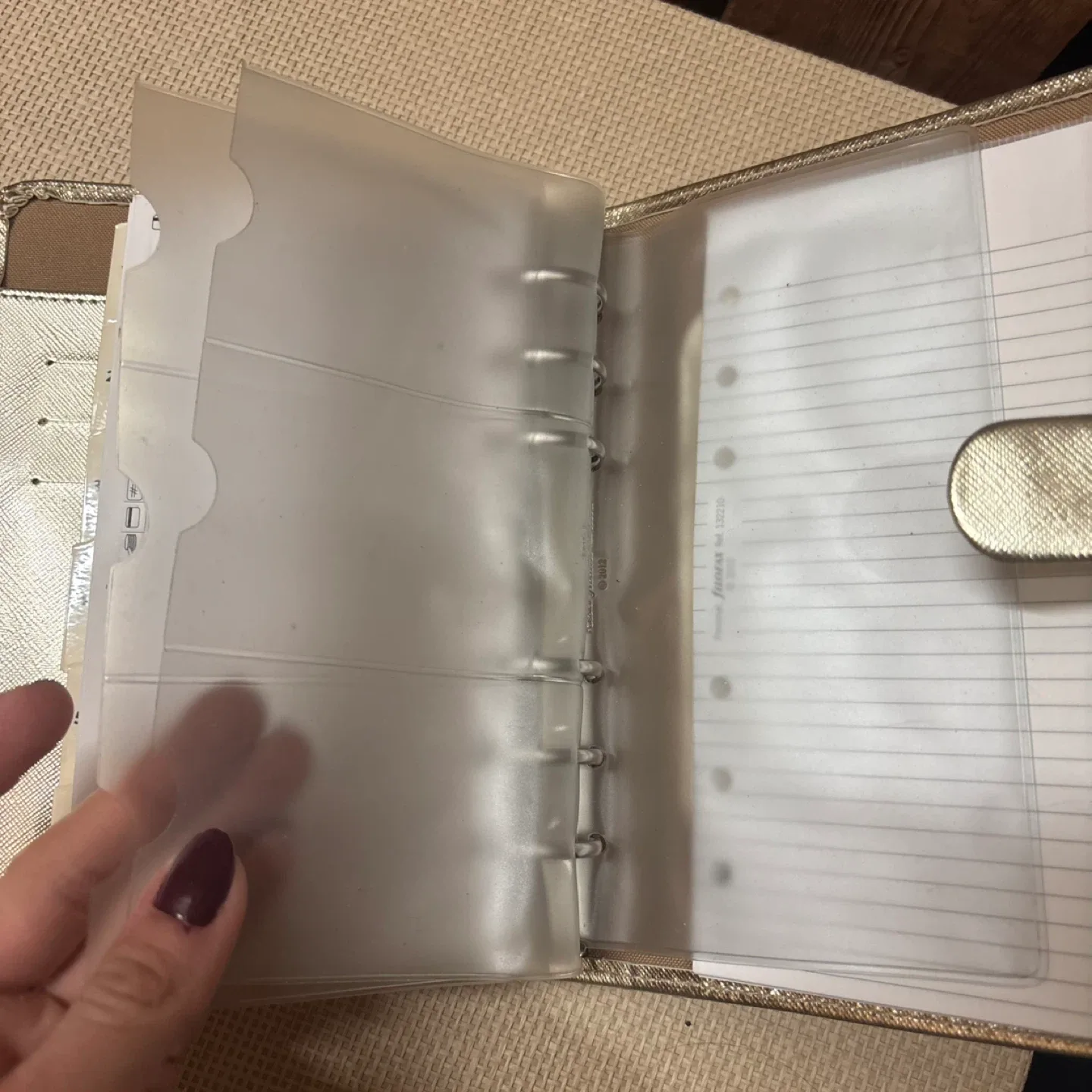 Filofax Saffiano Personal Organizer - Gold image indicator(6)