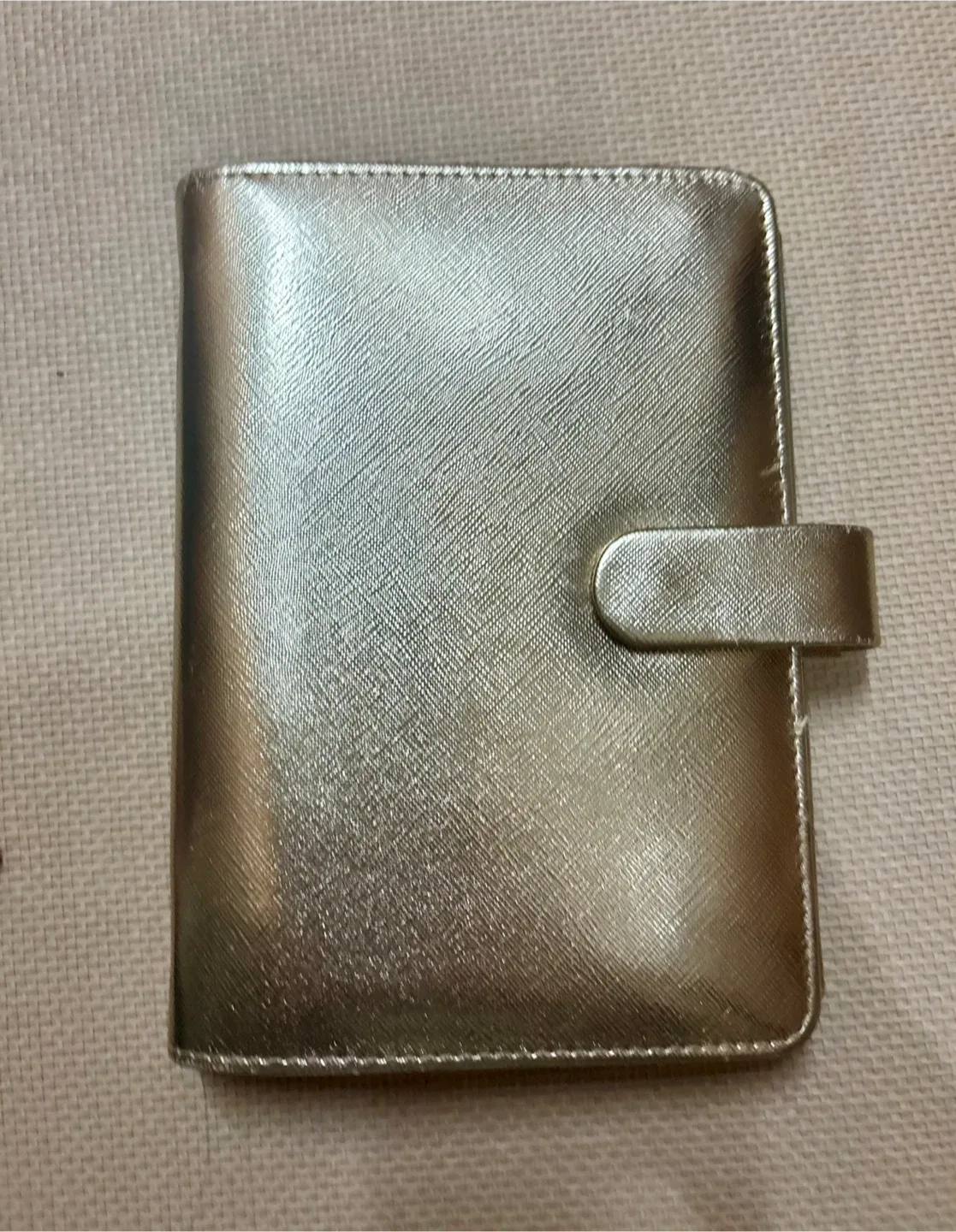 Filofax Saffiano Personal Organizer - Gold