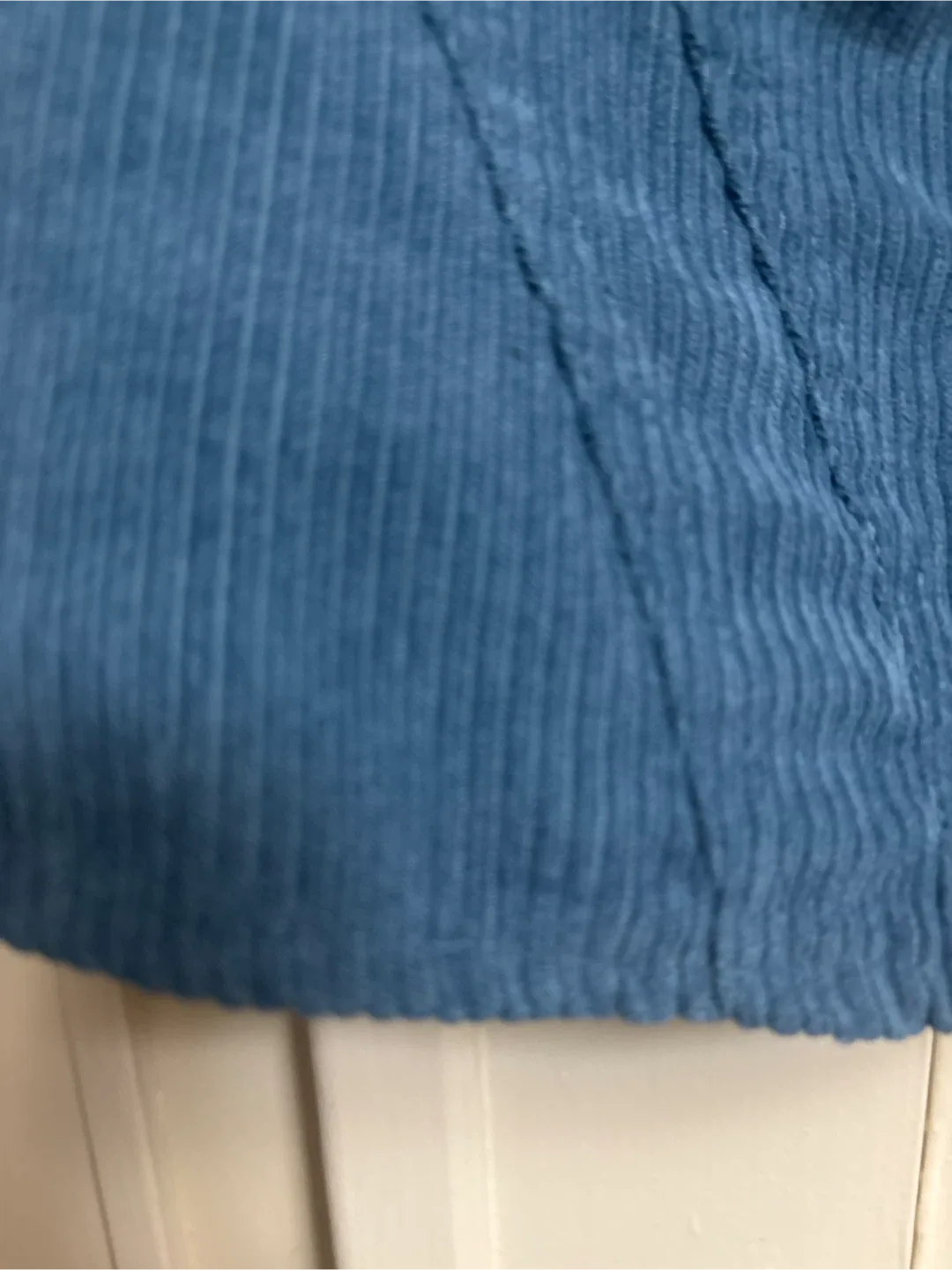 Blue Corduroy Bustier Top image indicator(2)