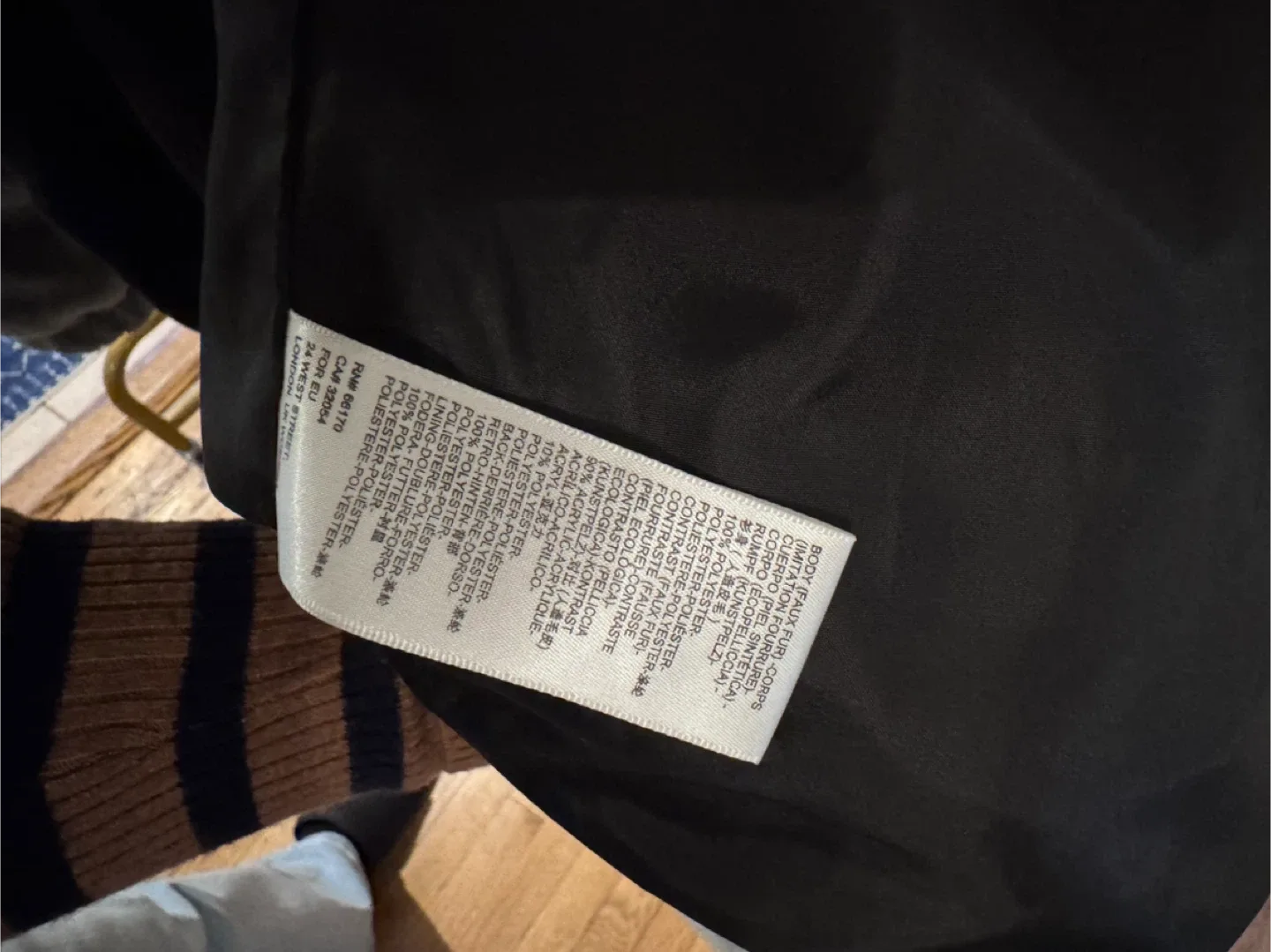 Urban Outfitters Patchwork Faux Fur Jacket - Size S image indicator(6)