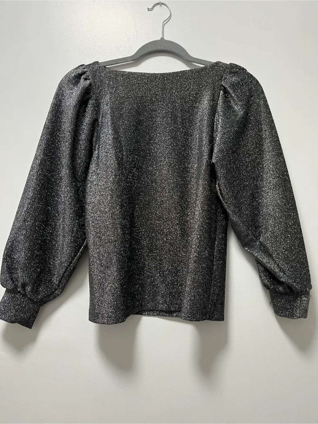LOFT Sparkly Black Blouse