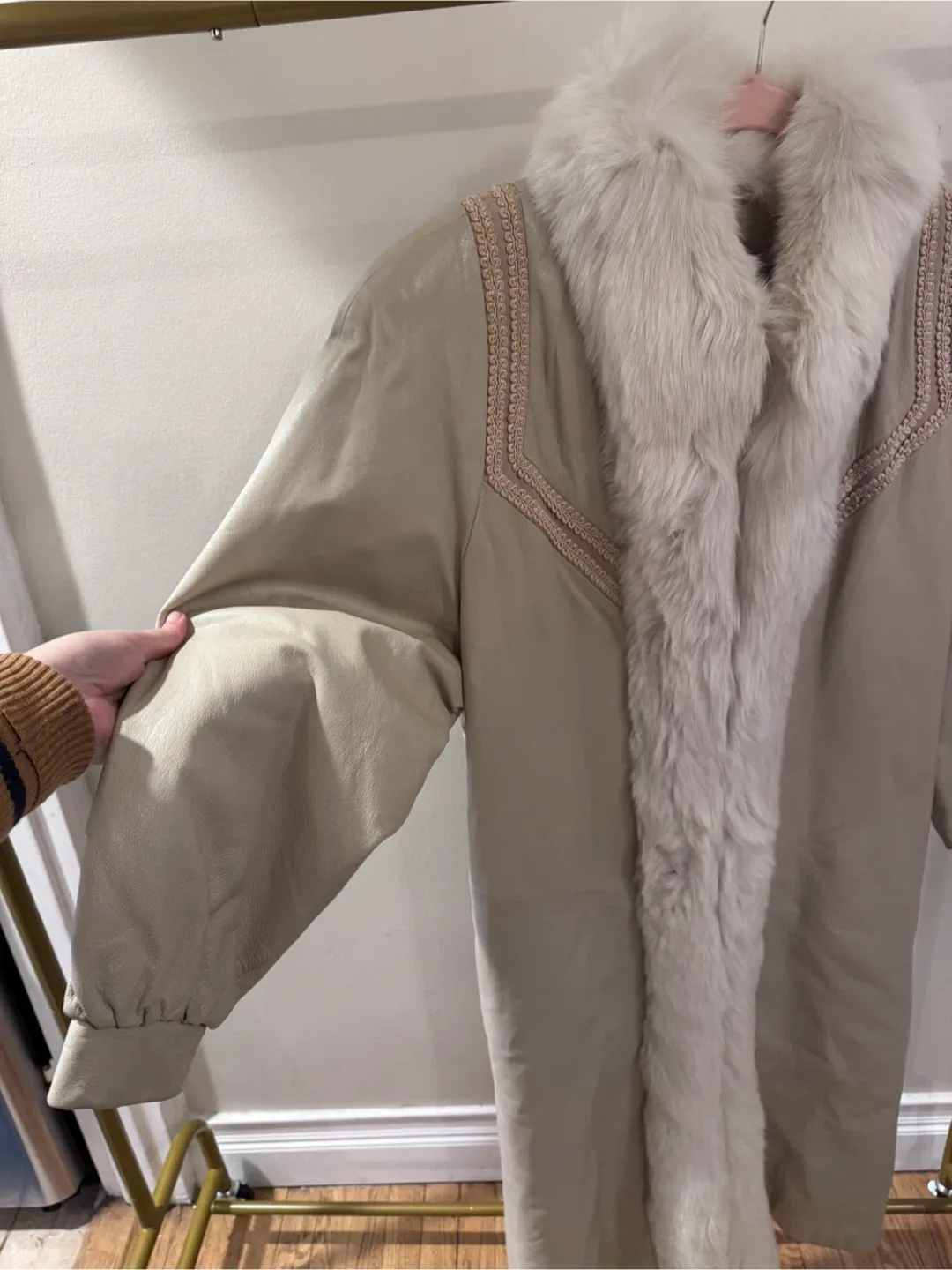 Talk of the Walk Atlantic City Fur Trimmed Coat image indicator(2)