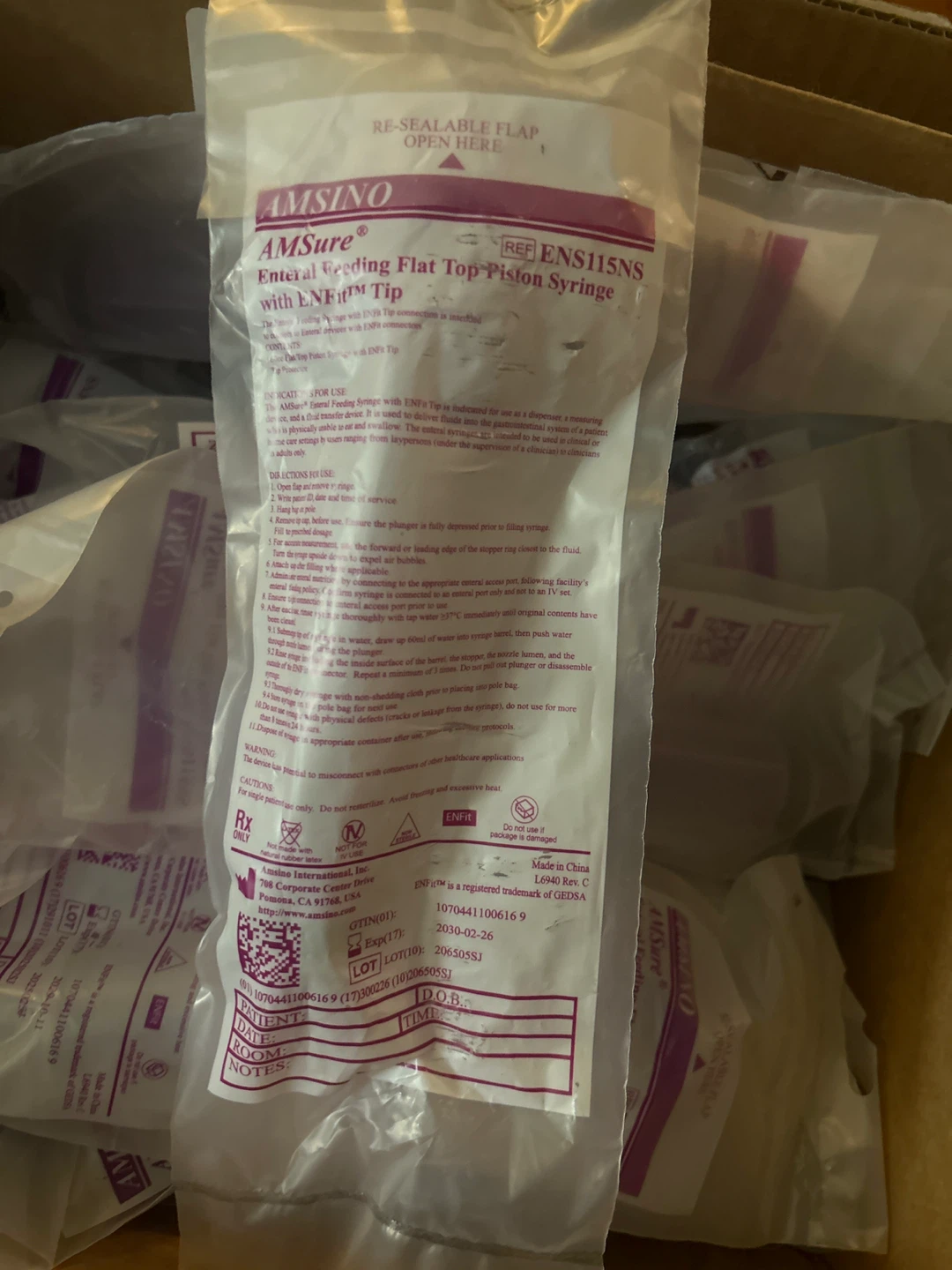 AMSino AMSure Enteral Feeding Syringe
