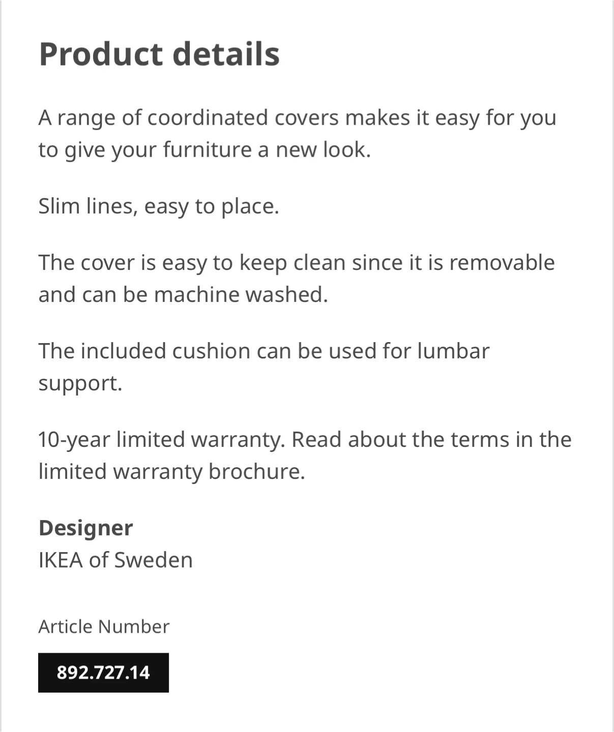 IKEA TULLSTA Armchair image indicator(9)