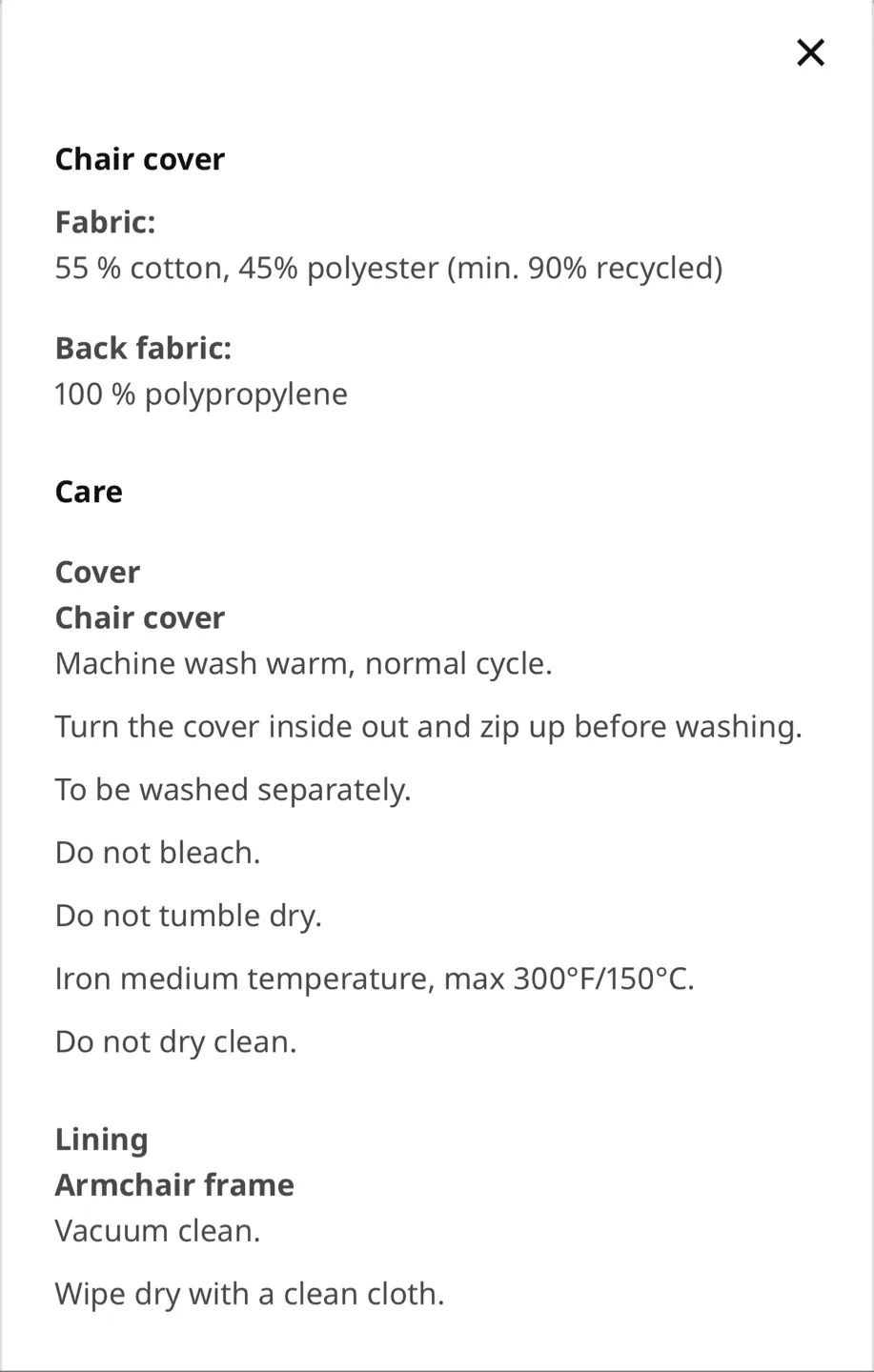 IKEA TULLSTA Armchair image indicator(10)