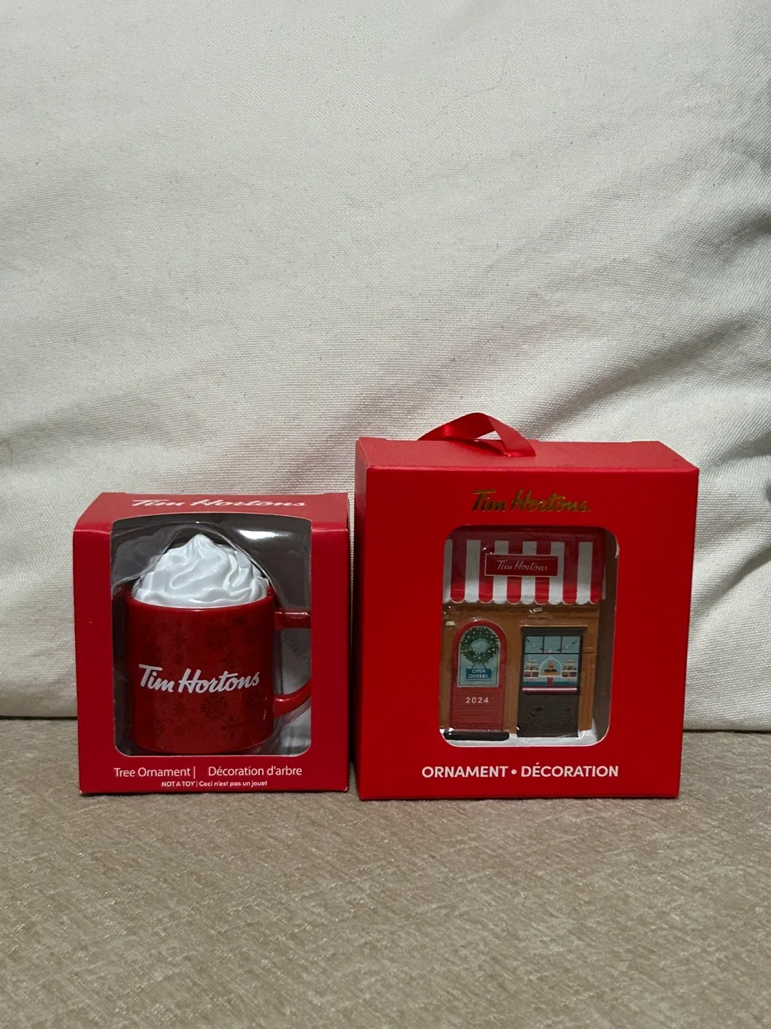 Tim Hortons Tree Ornaments - New in Box!