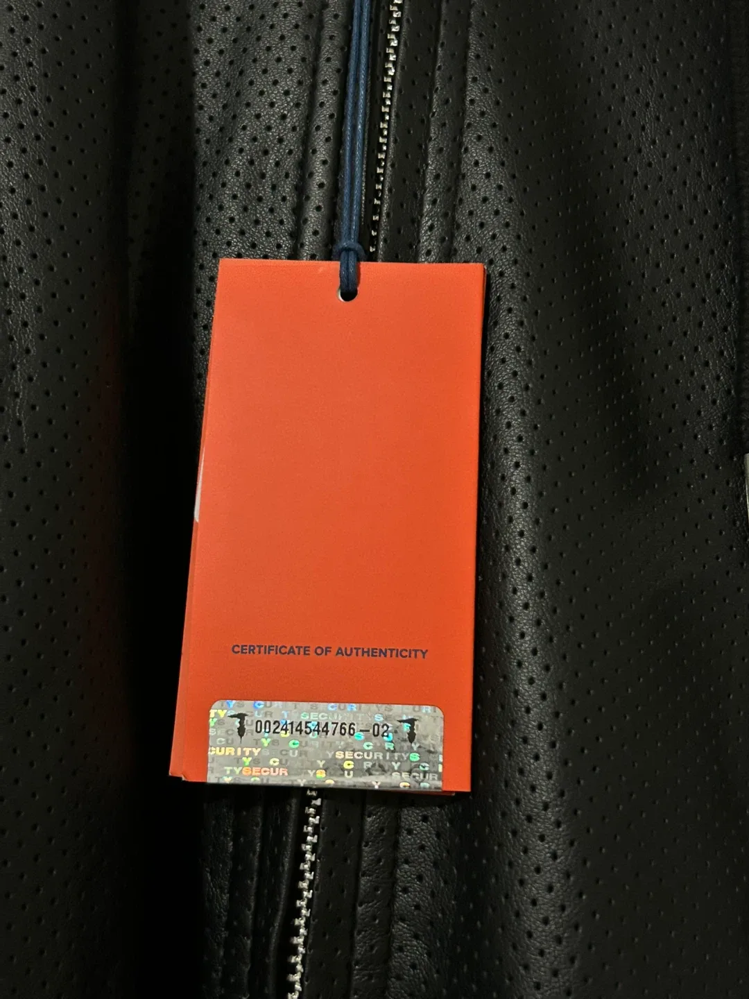 Trussardi Black Leather Jacket with Hood Size 48 image indicator(5)