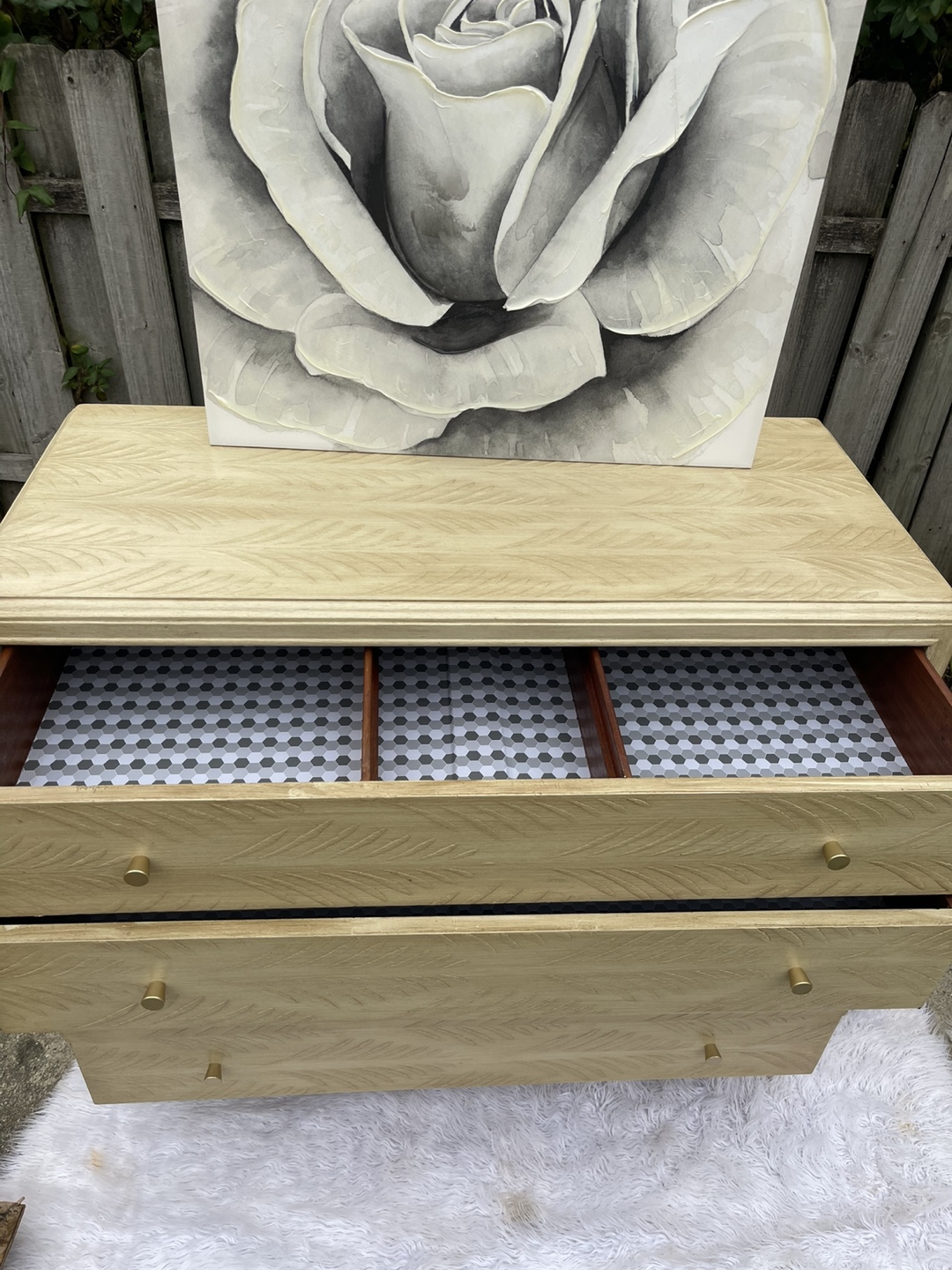 4 Drawers Dresser redone in Pottery Barn Faux Finish - photo 5