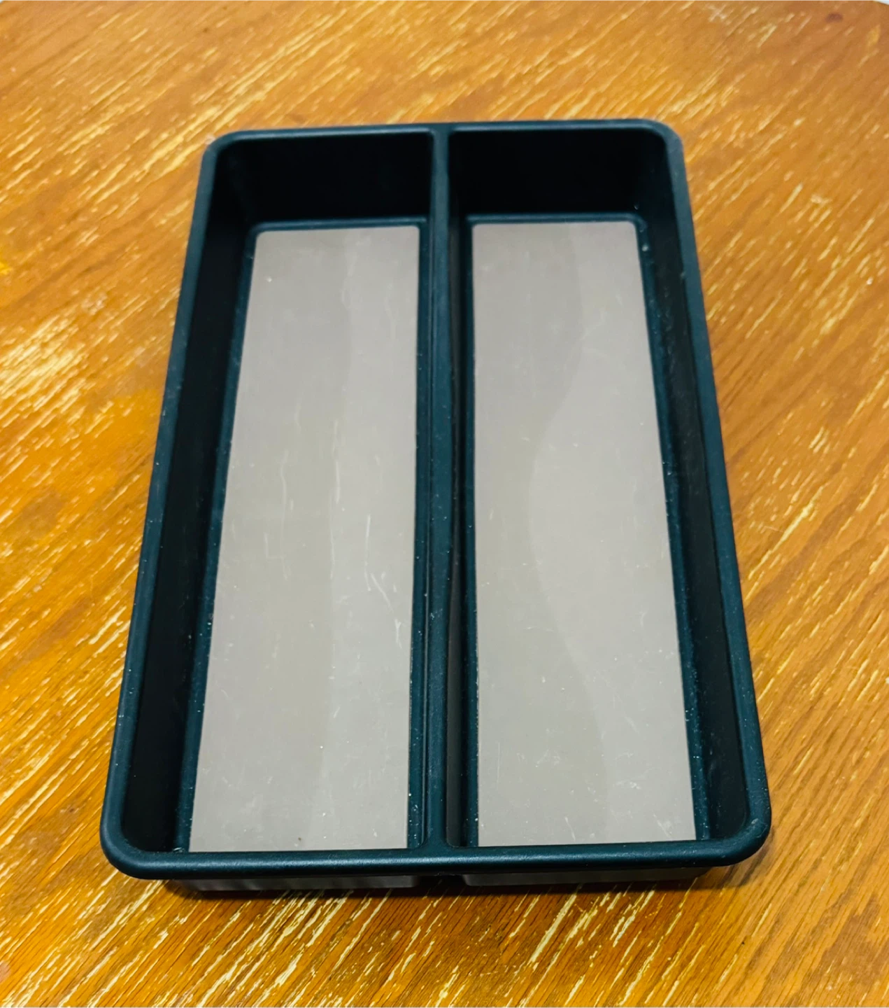 Black Plastic Desk Organizer Tray