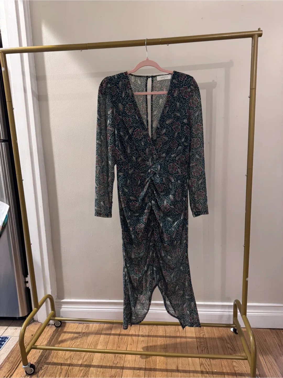 Bäcio Green Floral Dress