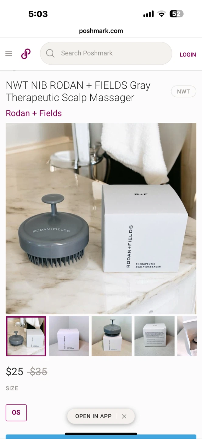 Rodan + Fields Gray Therapeutic Scalp Massager - photo 2