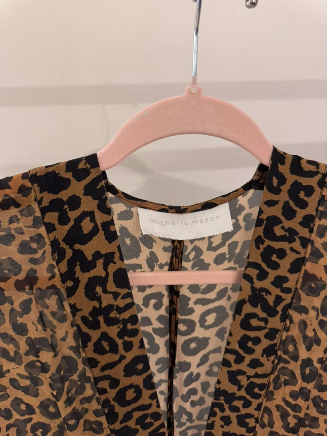 Michelle Mason Leopard Print Maxi Dress image indicator(3)