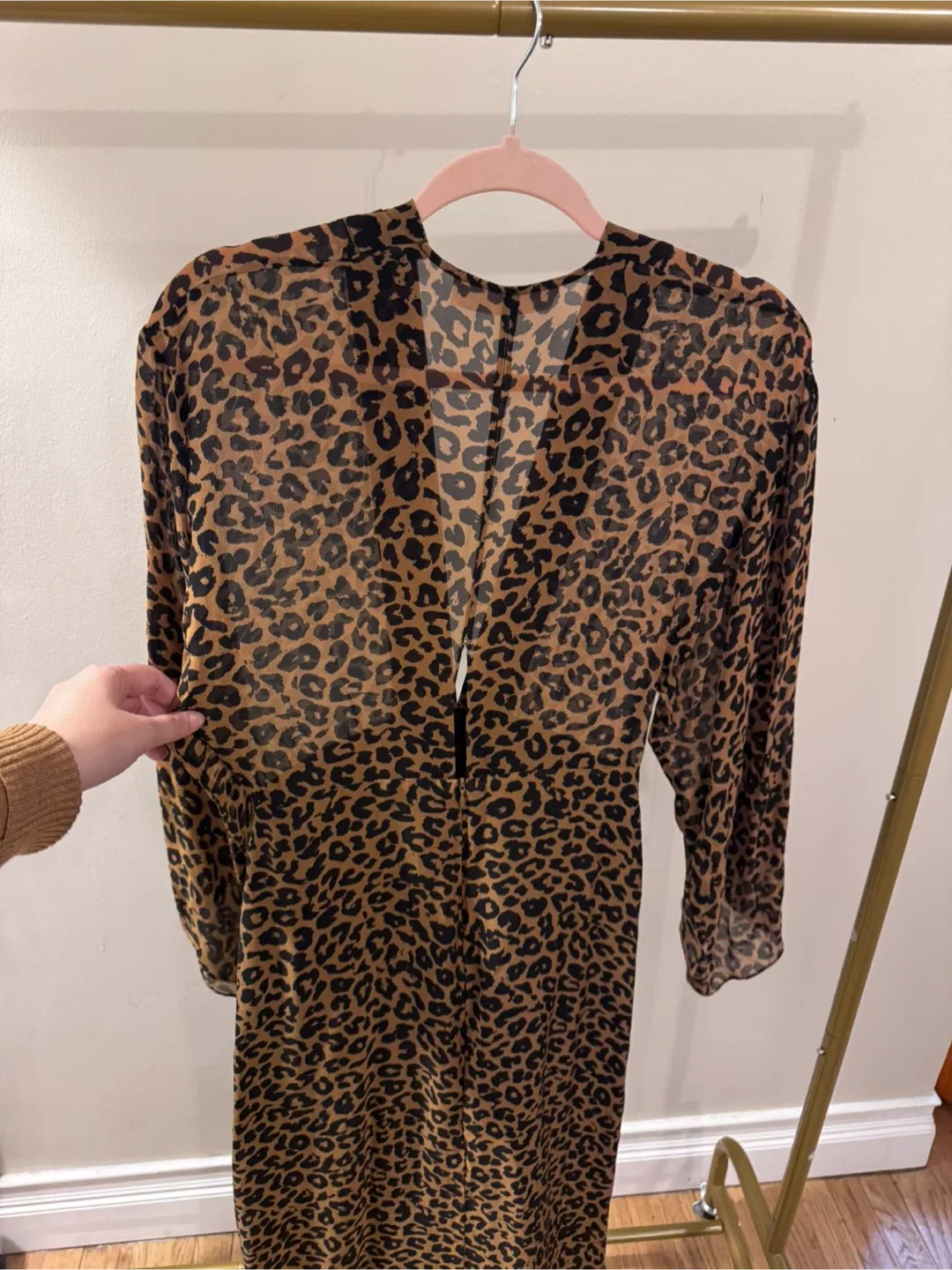 Michelle Mason Leopard Print Maxi Dress image indicator(5)