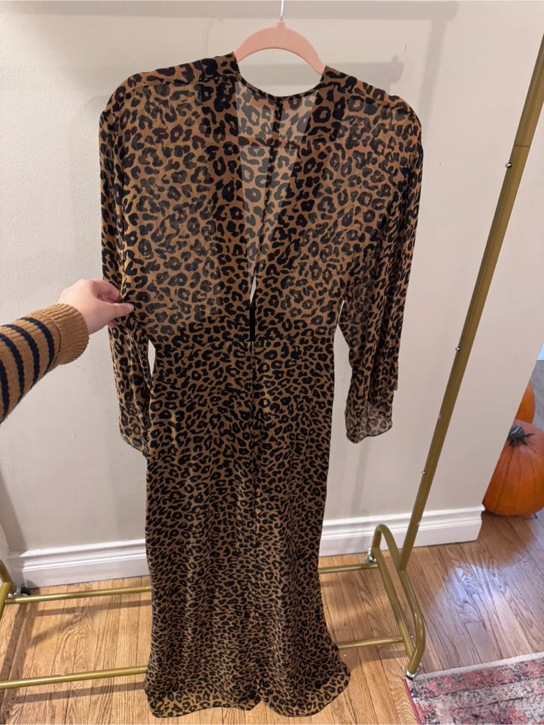 Michelle Mason Leopard Print Maxi Dress image indicator(6)
