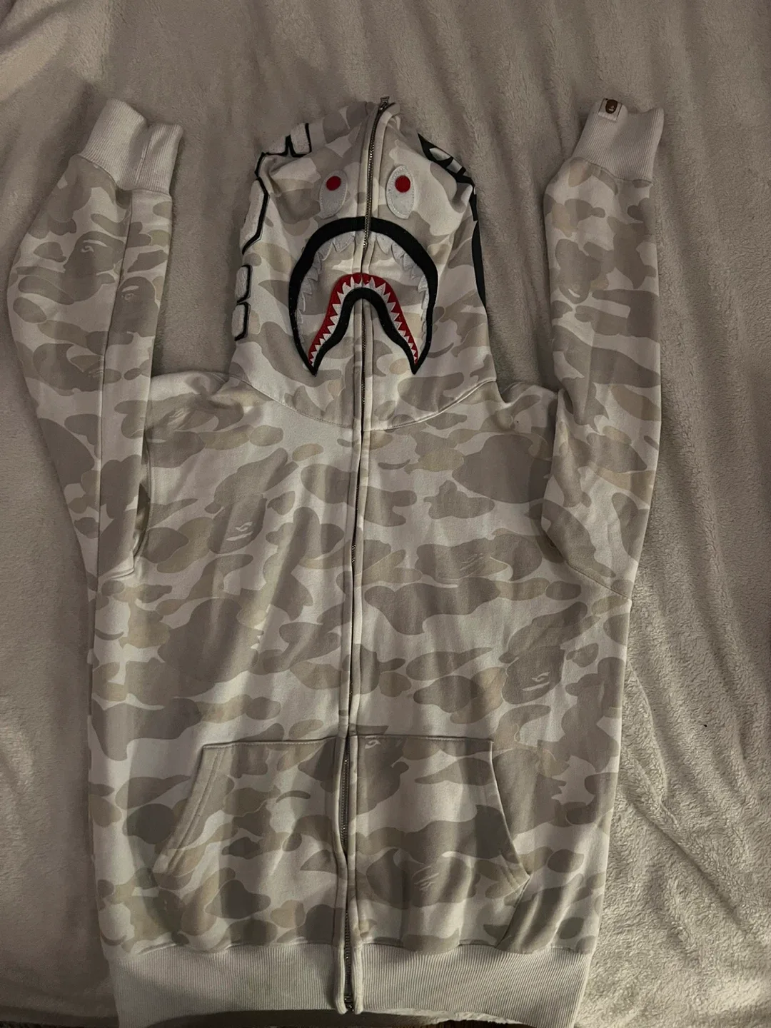BAPE A Bathing Ape Shark Hoodie - Size M