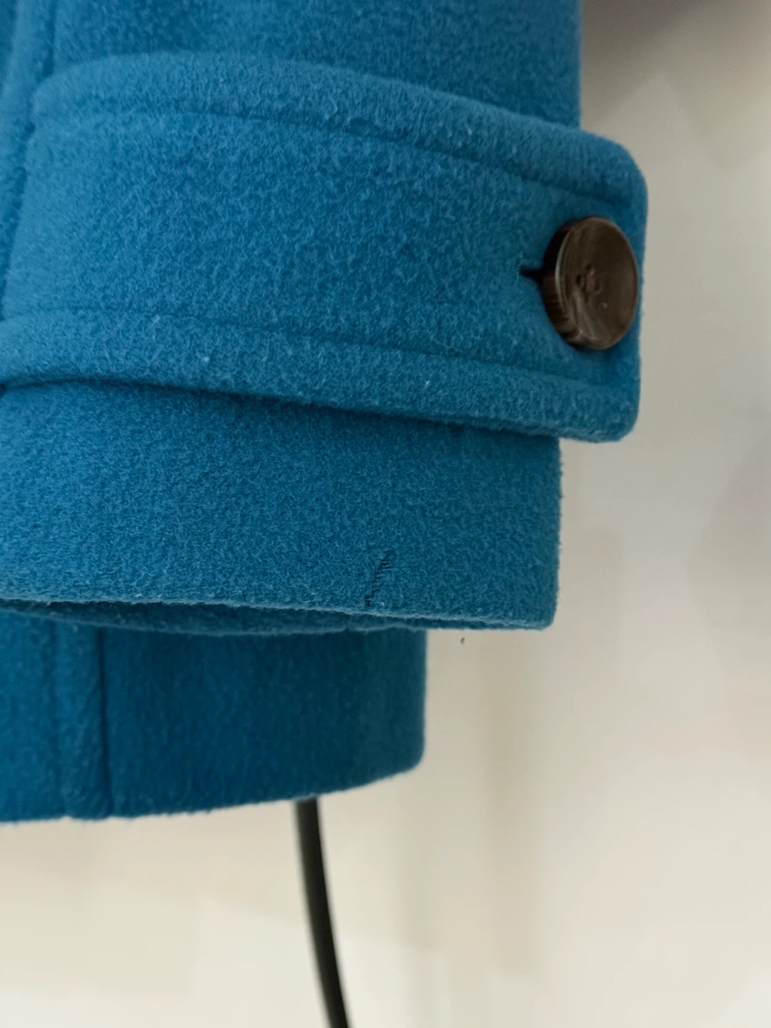 Lands' End Teal Pea Coat - Size 4 - photo 4