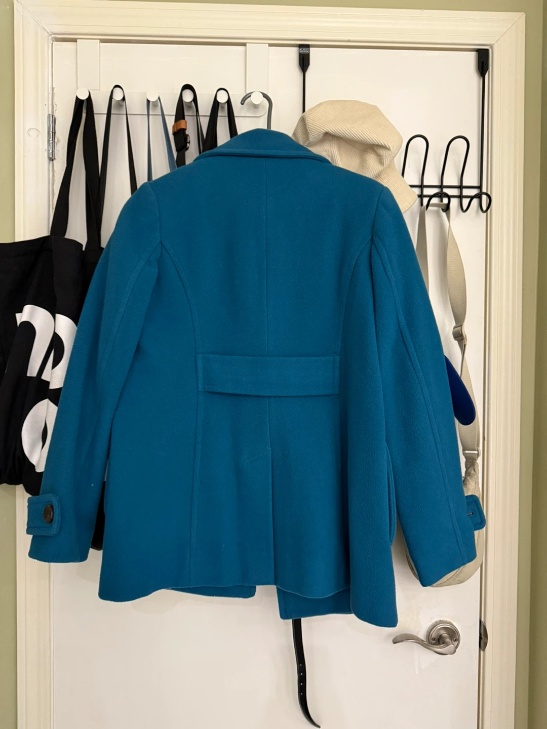 Lands' End Teal Pea Coat - Size 4 - photo 3