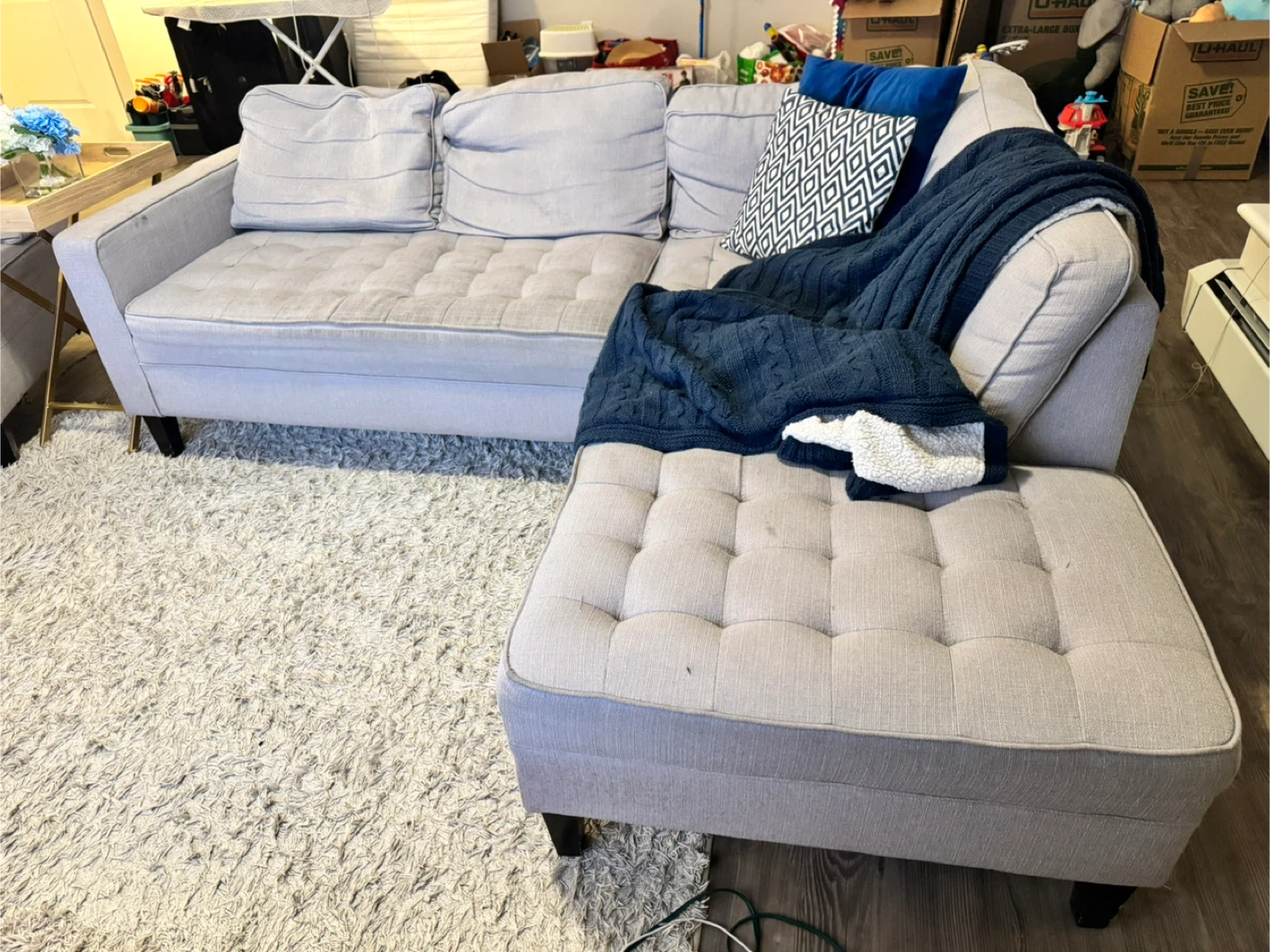 Light Grey Sofa(need sold today) - photo 5